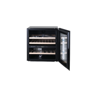 Cave À Vin Encastrable 36 Bouteilles Reconditionné CLIMADIFF CBI40DB1 : vue de l'intérieur