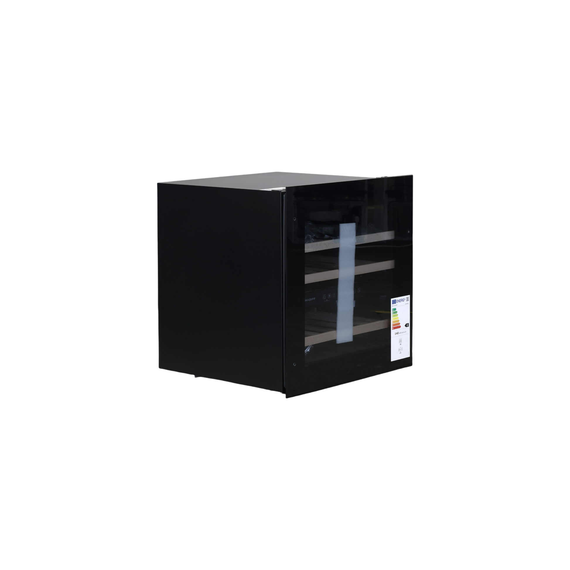 Cave À Vin Encastrable 36 Bouteilles Reconditionné CLIMADIFF CBI40DB1 : vue du côté droit