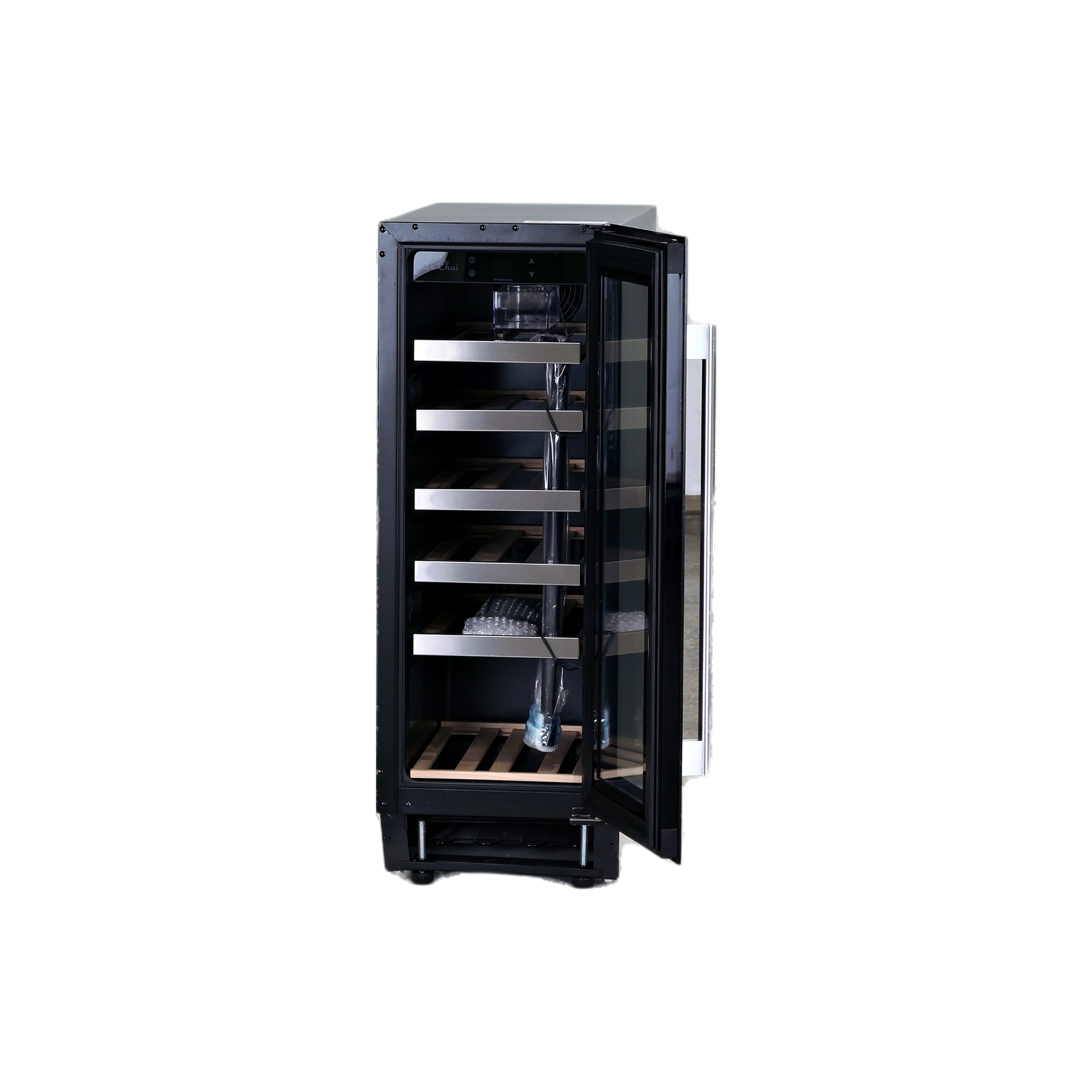 Cave À Vin Encastrable 18 Bouteilles Reconditionné LE CHAI LMN180 : vue de l'intérieur