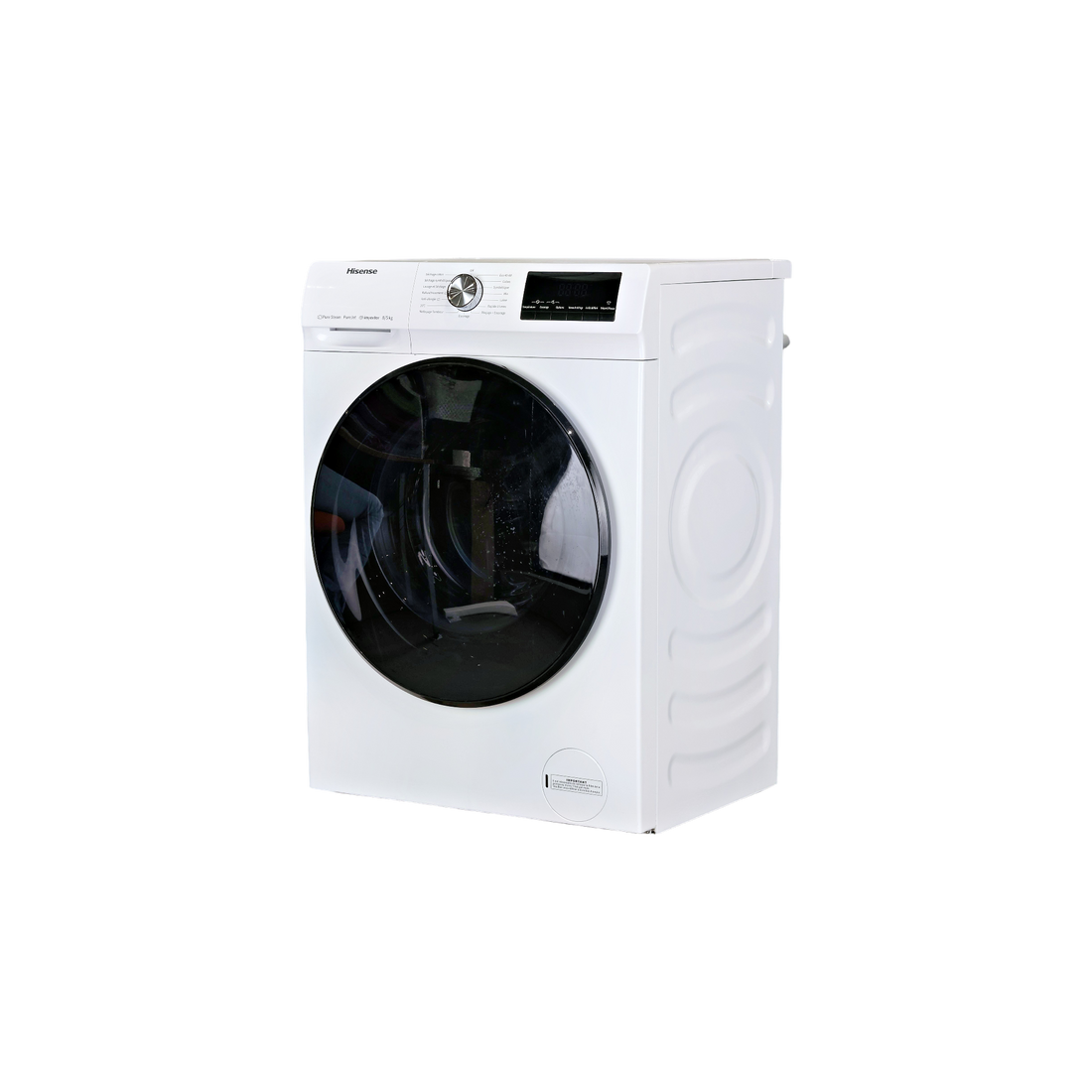 Lave-Linge Sechant 8 kg Reconditionné HISENSE WDQA8014EVJM : vue du côté gauche