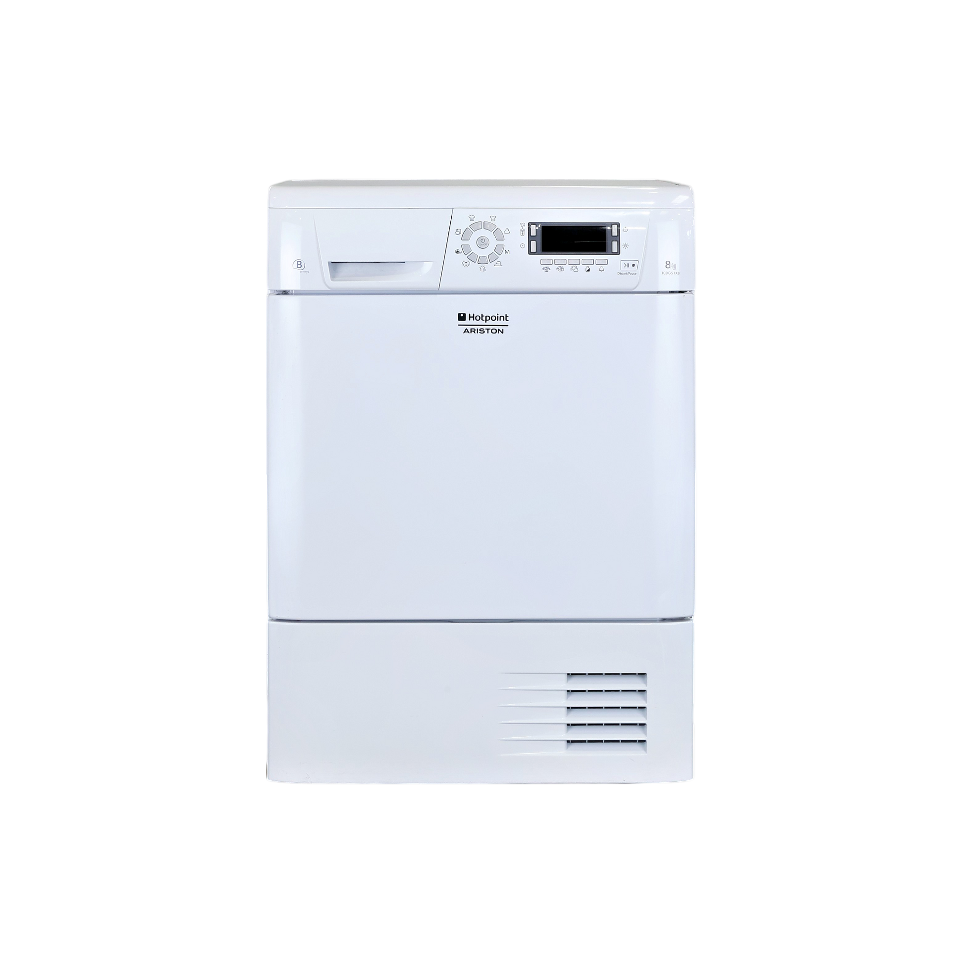 Seche-Linge Condensation 8 kg Reconditionné HOTPOINT TCD G51 XB : vue de face