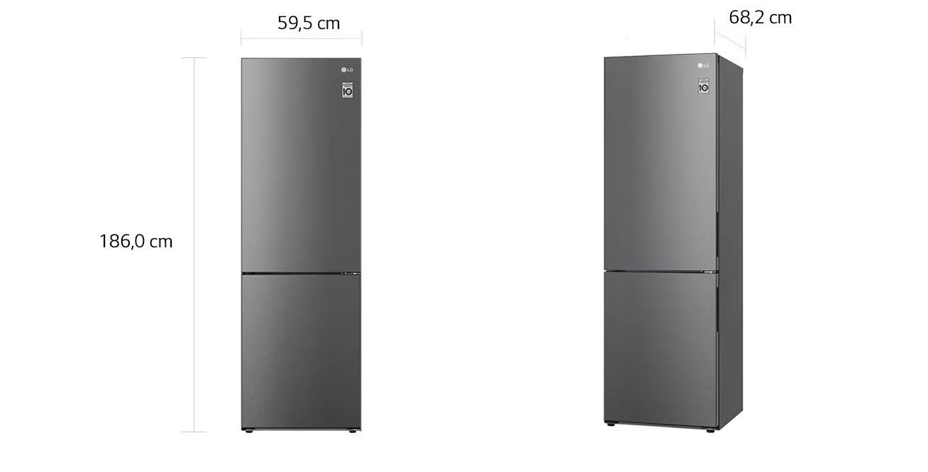 Réfrigérateur avec congélateur 234 L Reconditionné LG GBP31DSLEC