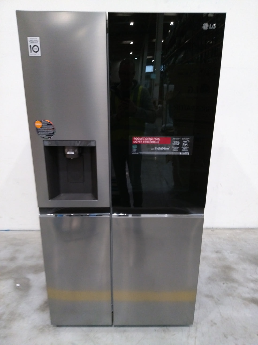 Réfrigérateur Américain 635 L Reconditionné LG GSGV80PYLD : détails