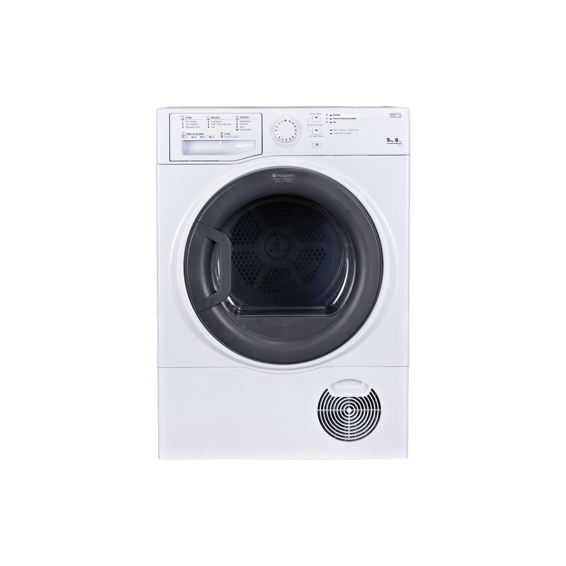 Seche-Linge Condensation 9 kg Reconditionné HOTPOINT TCS 93 BGH FR : vue de face