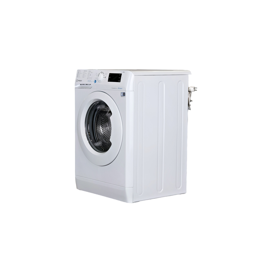 Lave-Linge Hublot 7 kg Reconditionné INDESIT BWE71484XWFRN : vue du côté gauche