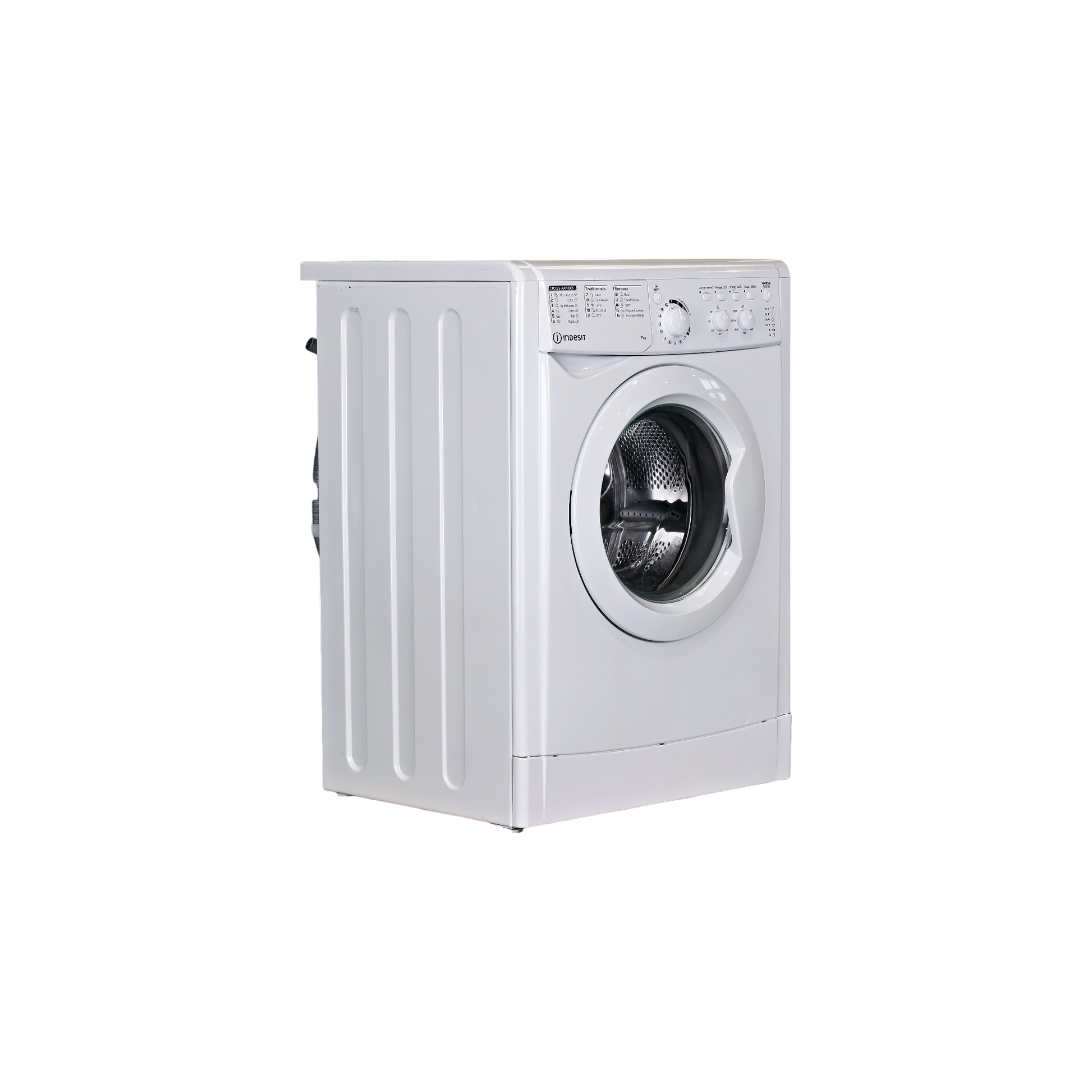 Lave-Linge Hublot 7 kg Reconditionné INDESIT EWC71252WFR N : vue du côté droit