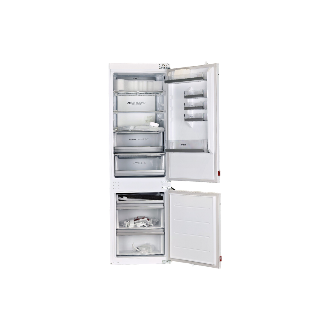 Réfrigérateur Encastrable 268 L Reconditionné HAIER HBW7518DT : vue de l'intérieur