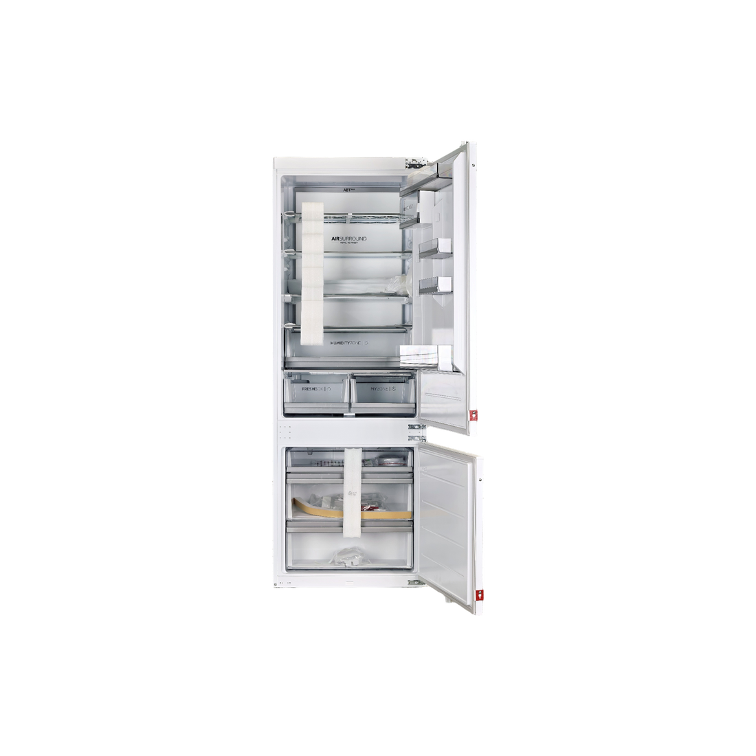 Réfrigérateur Encastrable 400 L Reconditionné HAIER HBW7719C : vue de l'intérieur