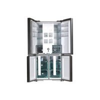 Réfrigérateur Multi-Portes 646 L Reconditionné HAIER HCR79F19ENMM : vue de l'intérieur