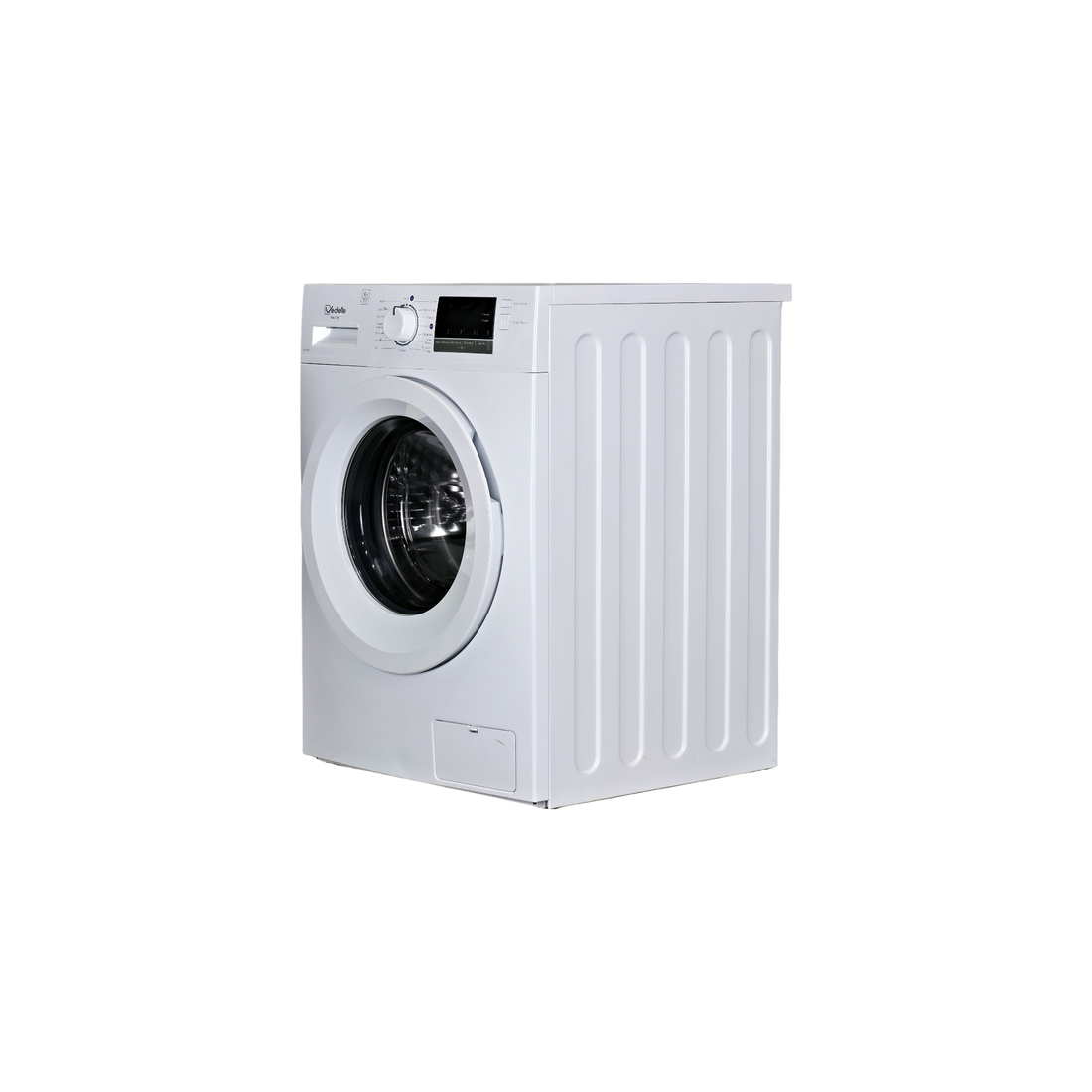 Lave-Linge Hublot 12 kg Reconditionné VEDETTE LFVQ124W : vue du côté gauche