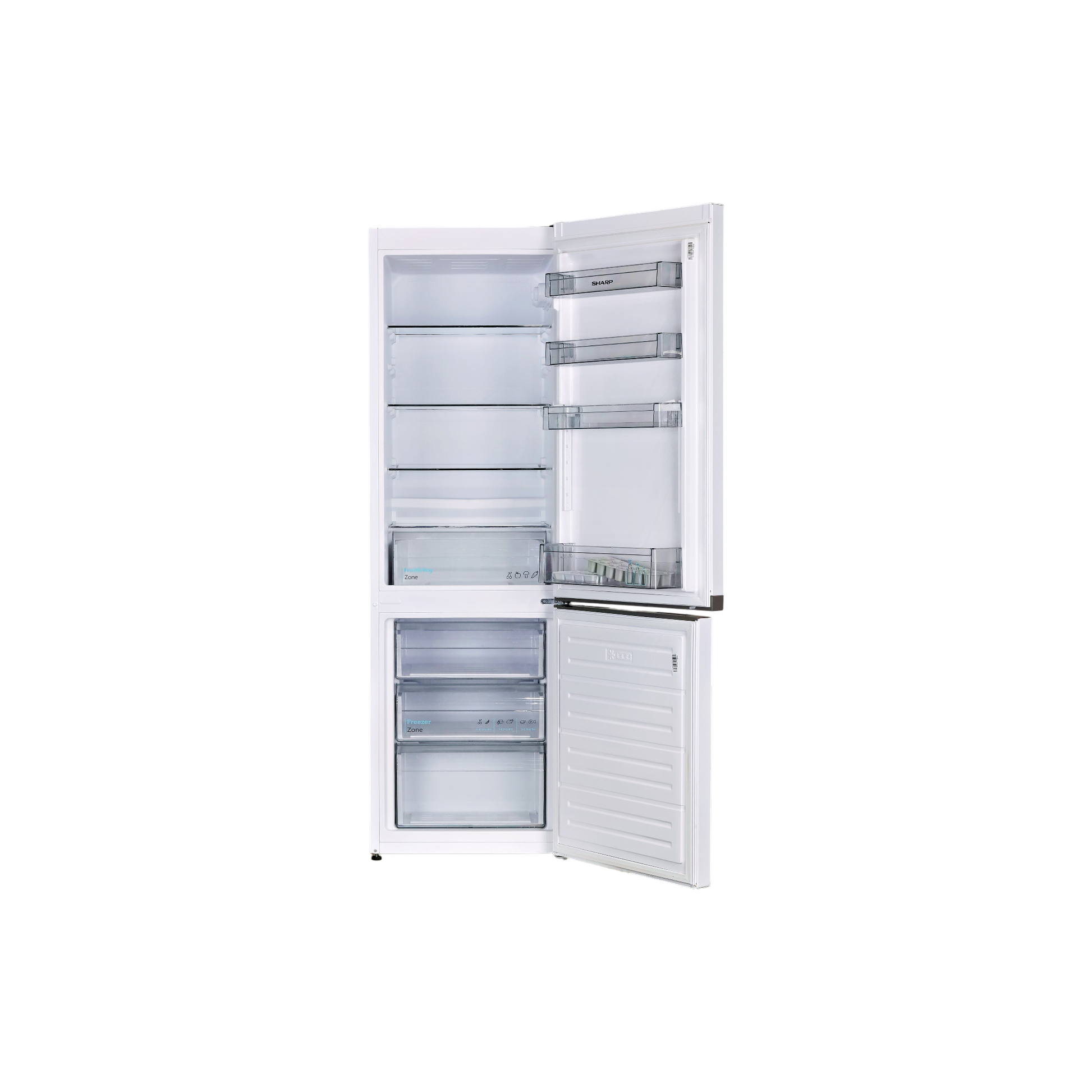 Réfrigérateur Avec Congélateur 268 L Reconditionné SHARP SJ-BB04DTXWF : vue de l'intérieur