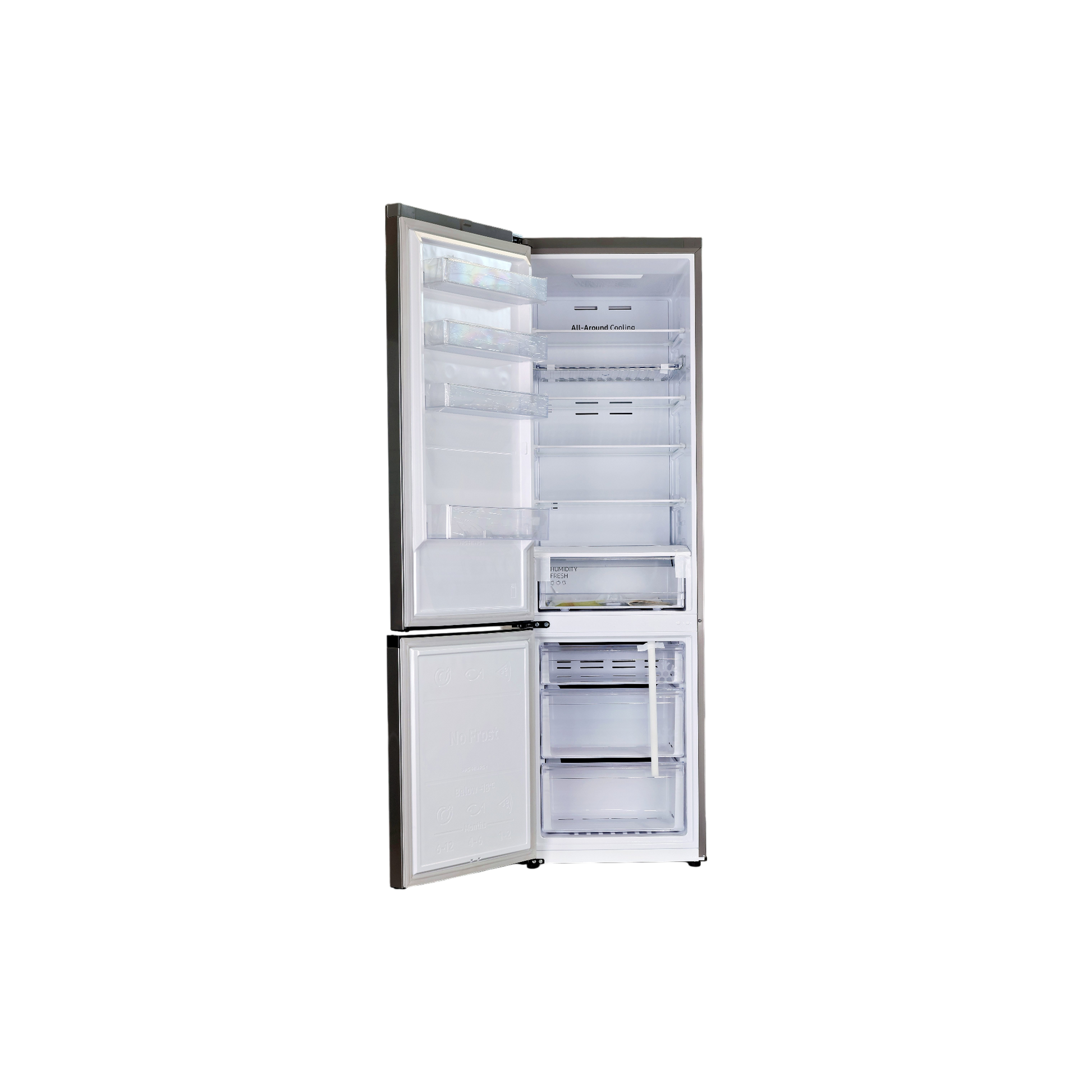 Réfrigérateur Avec Congélateur 390 L Reconditionné SAMSUNG RL38C602DSA : vue de l'intérieur