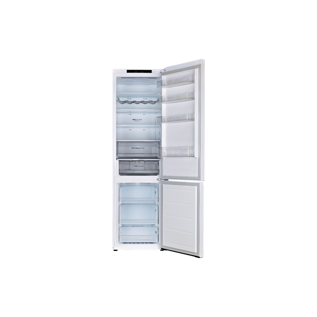 Réfrigérateur Avec Congélateur 387 L Reconditionné LG GBV3200DSW : vue de l'intérieur