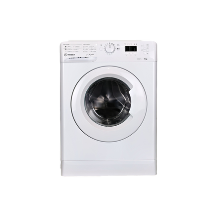 Lave-Linge Hublot 7 kg Reconditionné INDESIT MTWA71252WEE : vue de face