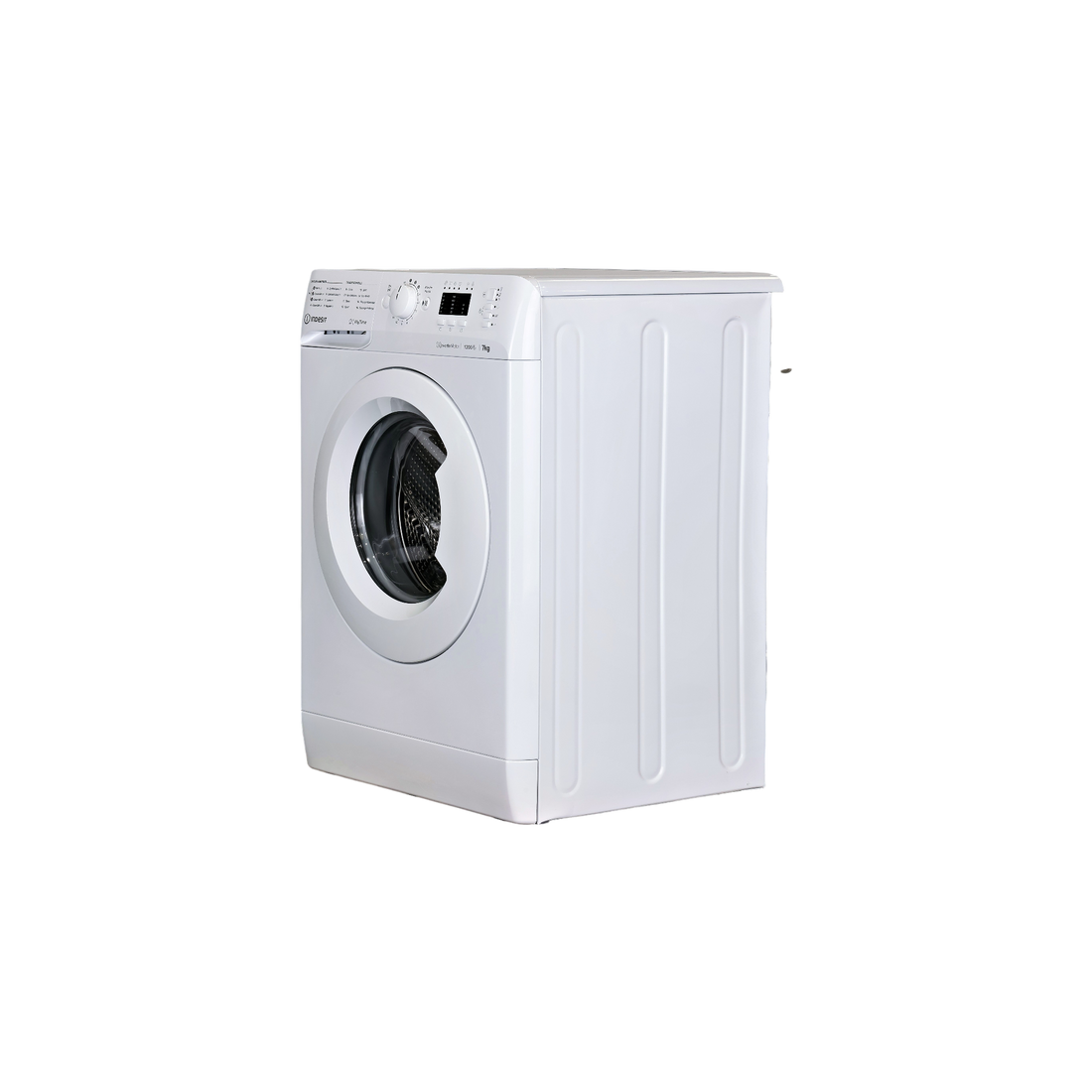 Lave-Linge Hublot 7 kg Reconditionné INDESIT MTWA71296WFR : vue du côté gauche
