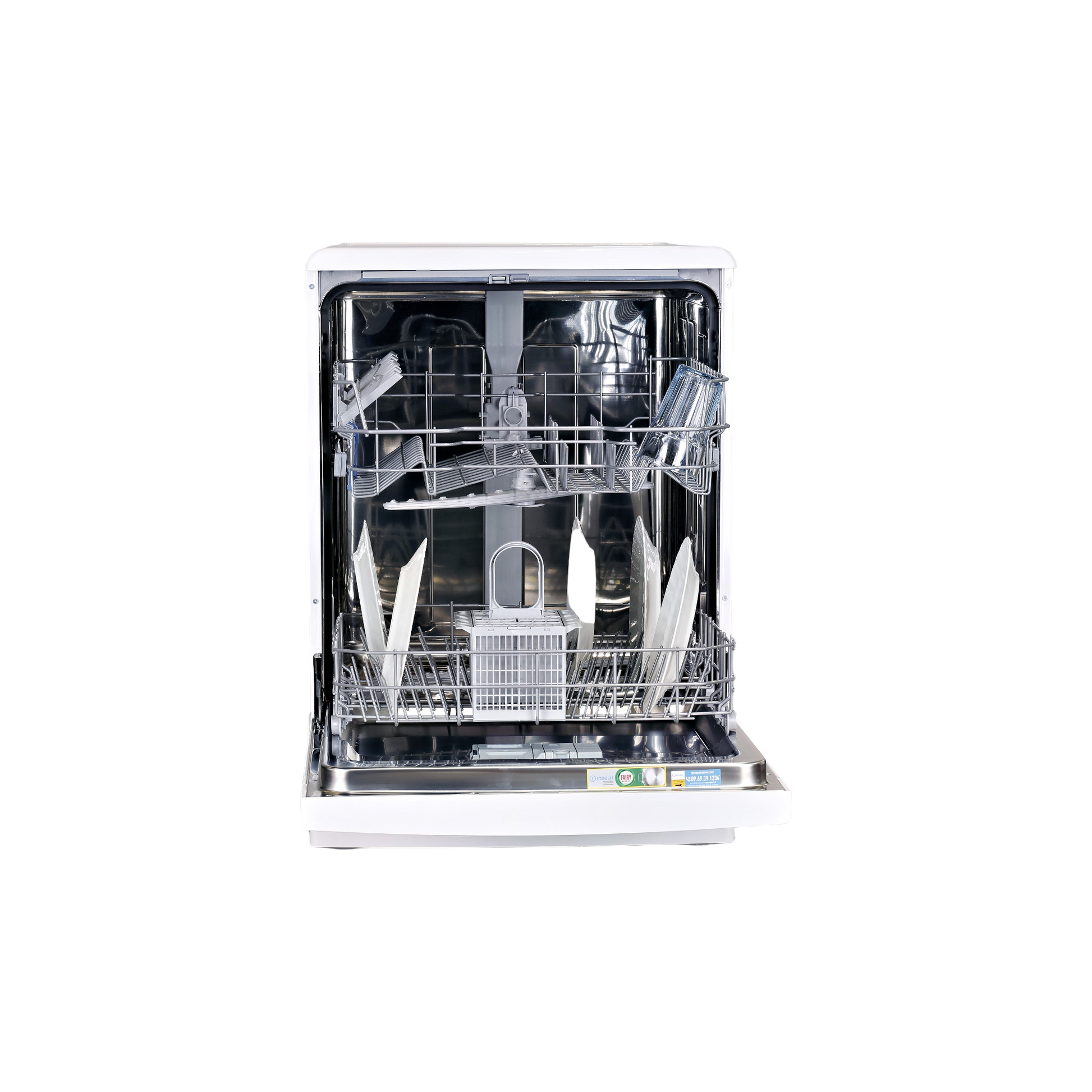 Lave-Vaisselle Pose Libre 14 Cvts Reconditionné INDESIT I3F L634O : vue de l'intérieur