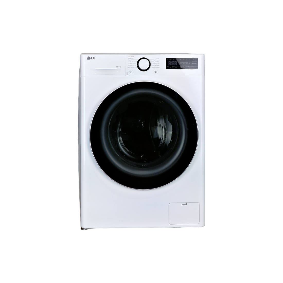 Lave-Linge Sechant 11 kg Reconditionné LG F164R51WRS : vue de face