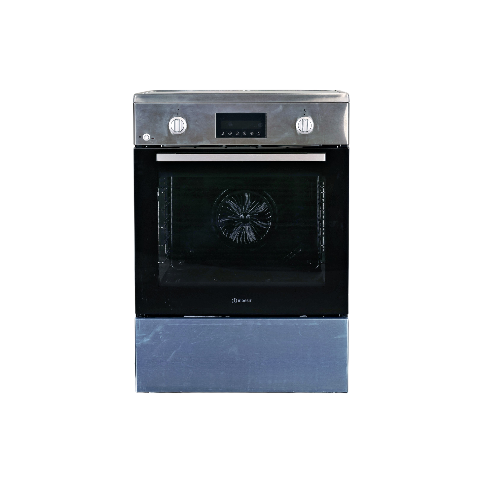 Cuisinière À Induction 72 L Reconditionné INDESIT I6I8LCSX : vue de face