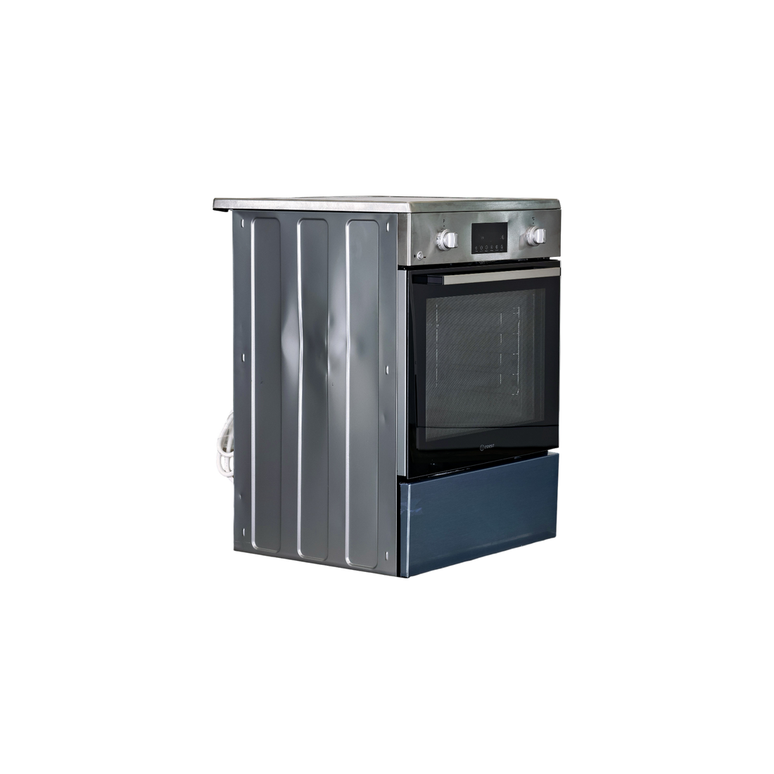 Cuisinière À Induction 72 L Reconditionné INDESIT I6I8LCSX : vue du côté droit