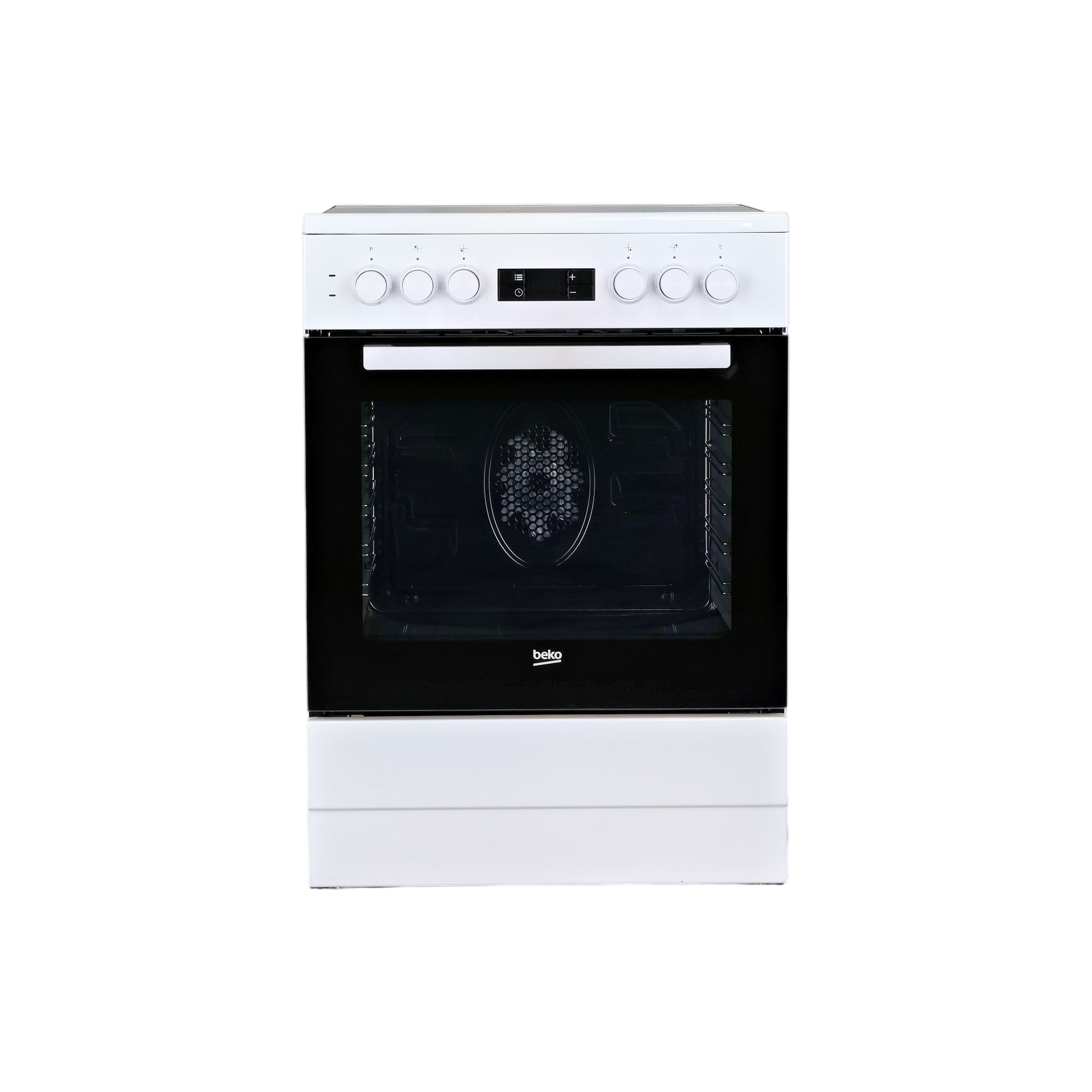 Cuisinière Vitrocéramique  Reconditionné BEKO FSE67300WCS : vue de face