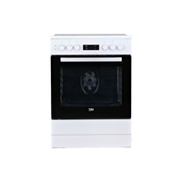 Cuisinière Vitrocéramique  Reconditionné BEKO FSE67300WCS : vue de face