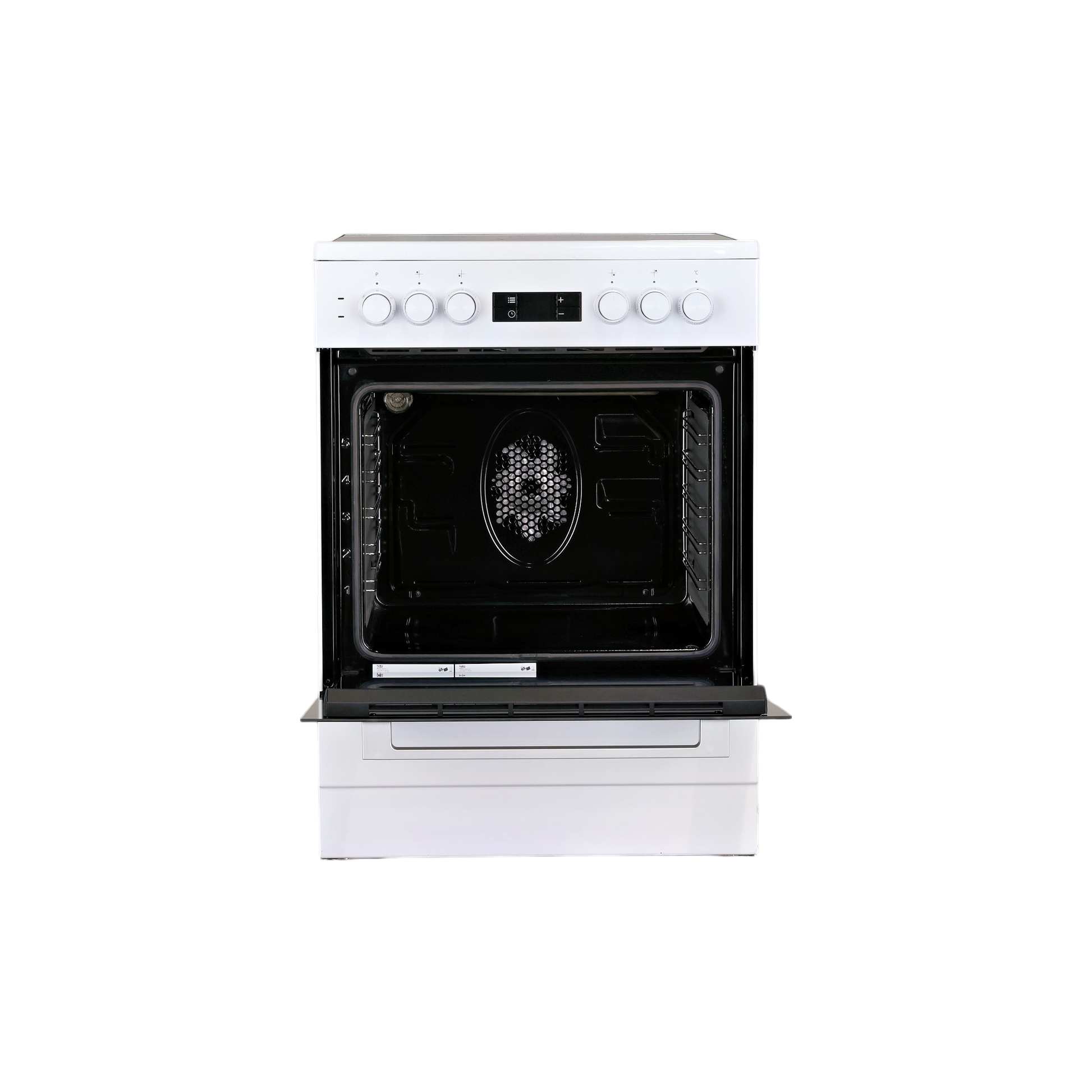 Cuisinière Vitrocéramique  Reconditionné BEKO FSE67300WCS : vue de l'intérieur