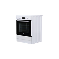 Cuisinière Vitrocéramique  Reconditionné BEKO FSE67300WCS : vue du côté gauche