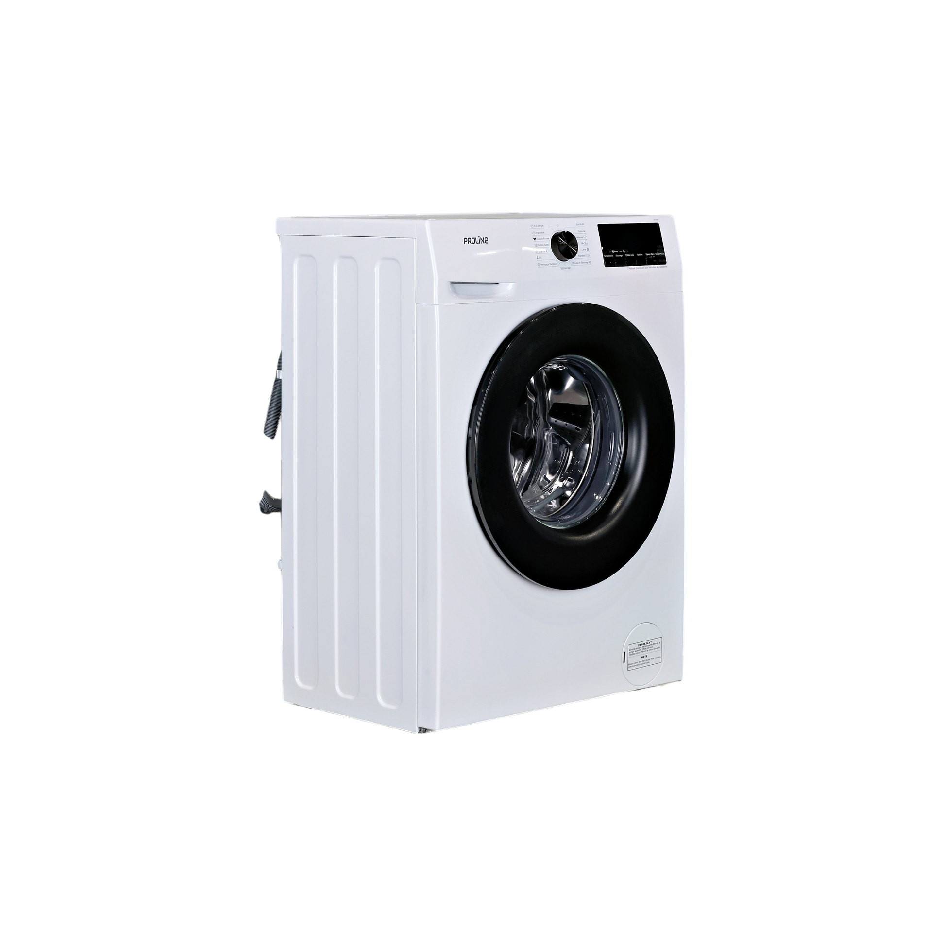 Lave-Linge Hublot 7 kg Reconditionné PROLINE FP7WH : vue du côté droit