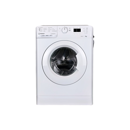 Lave-Linge Hublot 7 kg Reconditionné INDESIT MTWA71296WFR : vue de face