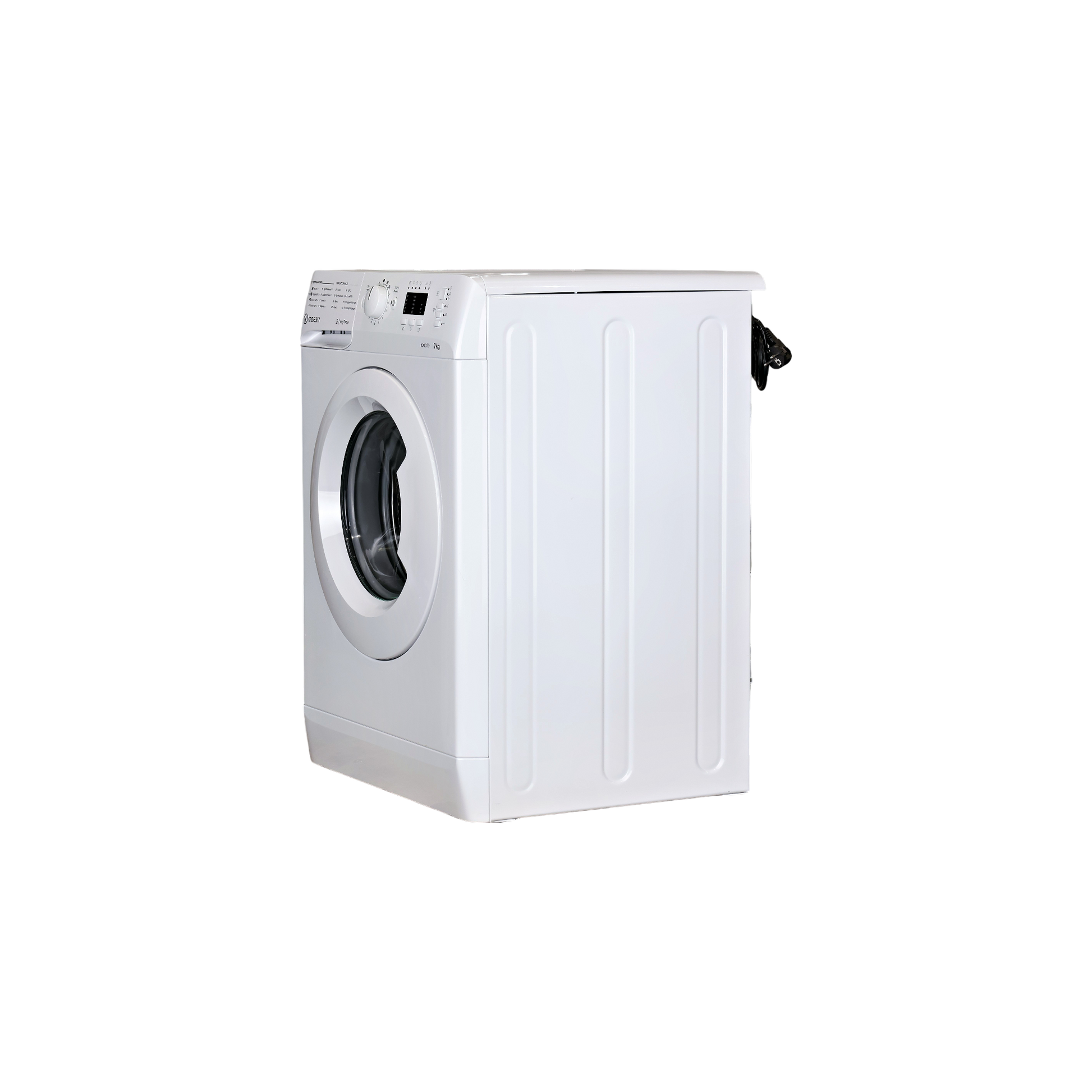 Lave-Linge Hublot 7 kg Reconditionné INDESIT MTWA71296WFR : vue du côté gauche