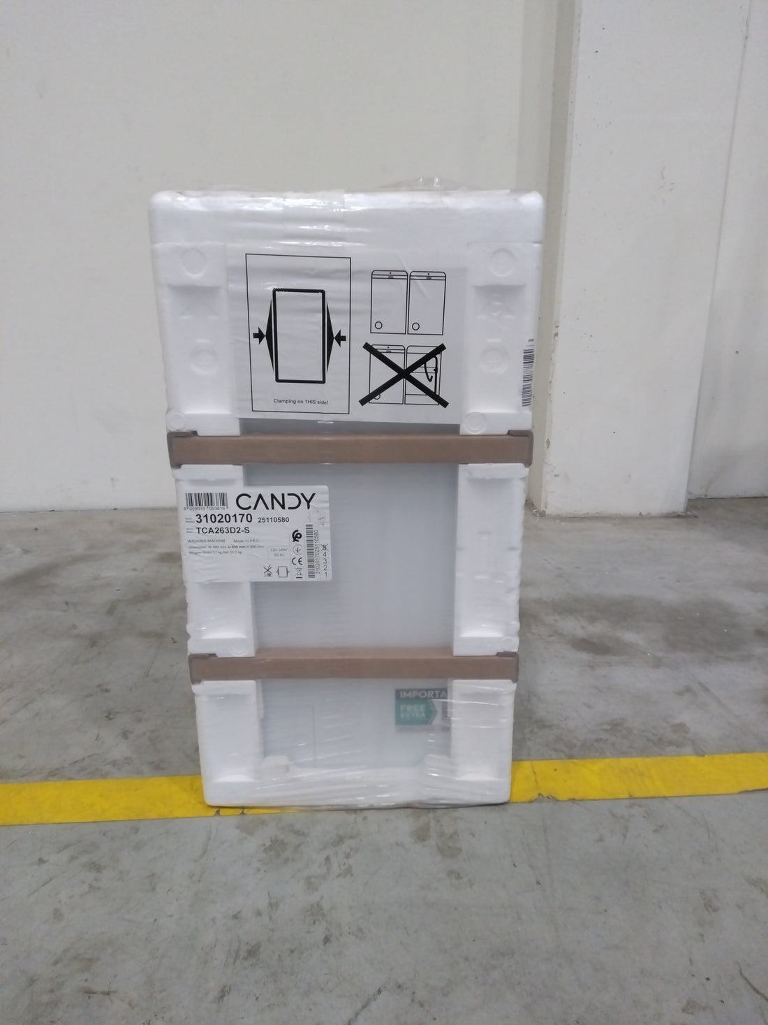 Lave-Linge Top 6 kg Reconditionné CANDY TCA263D2-S : détails