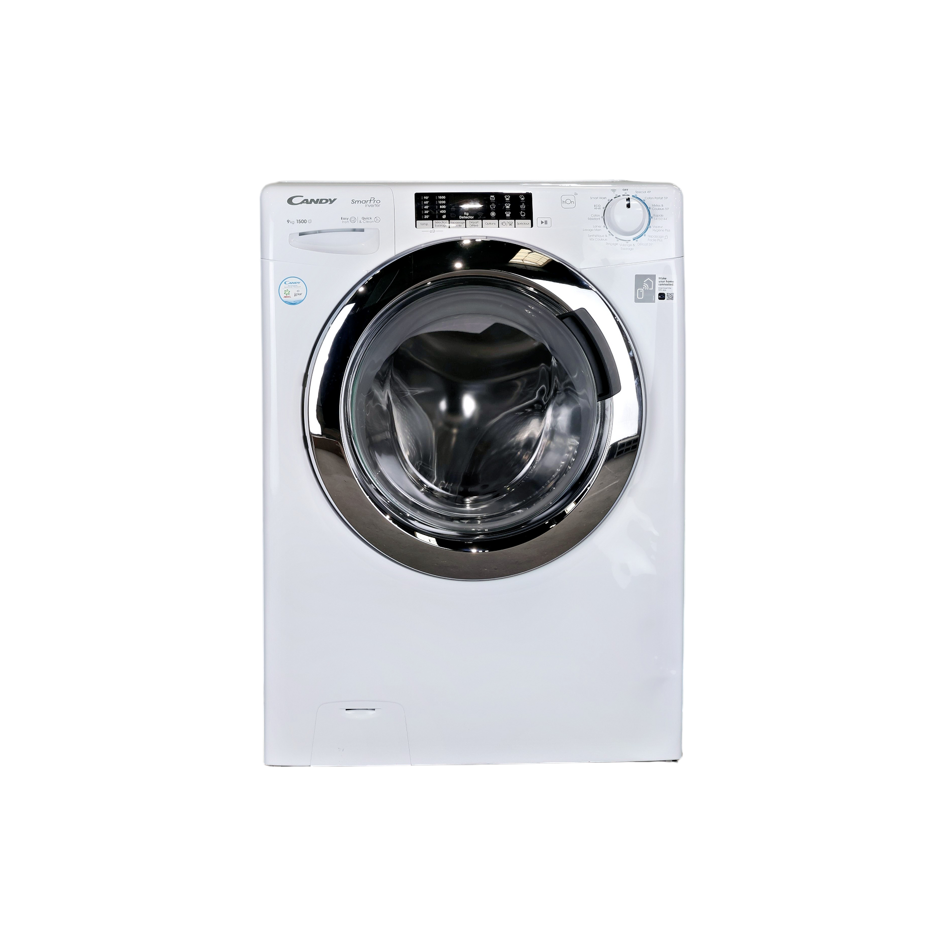 Lave-Linge Hublot 9 kg Reconditionné CANDY CSO 596TWMC/1-S : vue de face