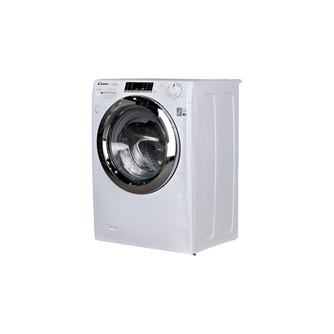 Lave-Linge Hublot 9 kg Reconditionné CANDY CSO 596TWMC/1-S : vue du côté gauche