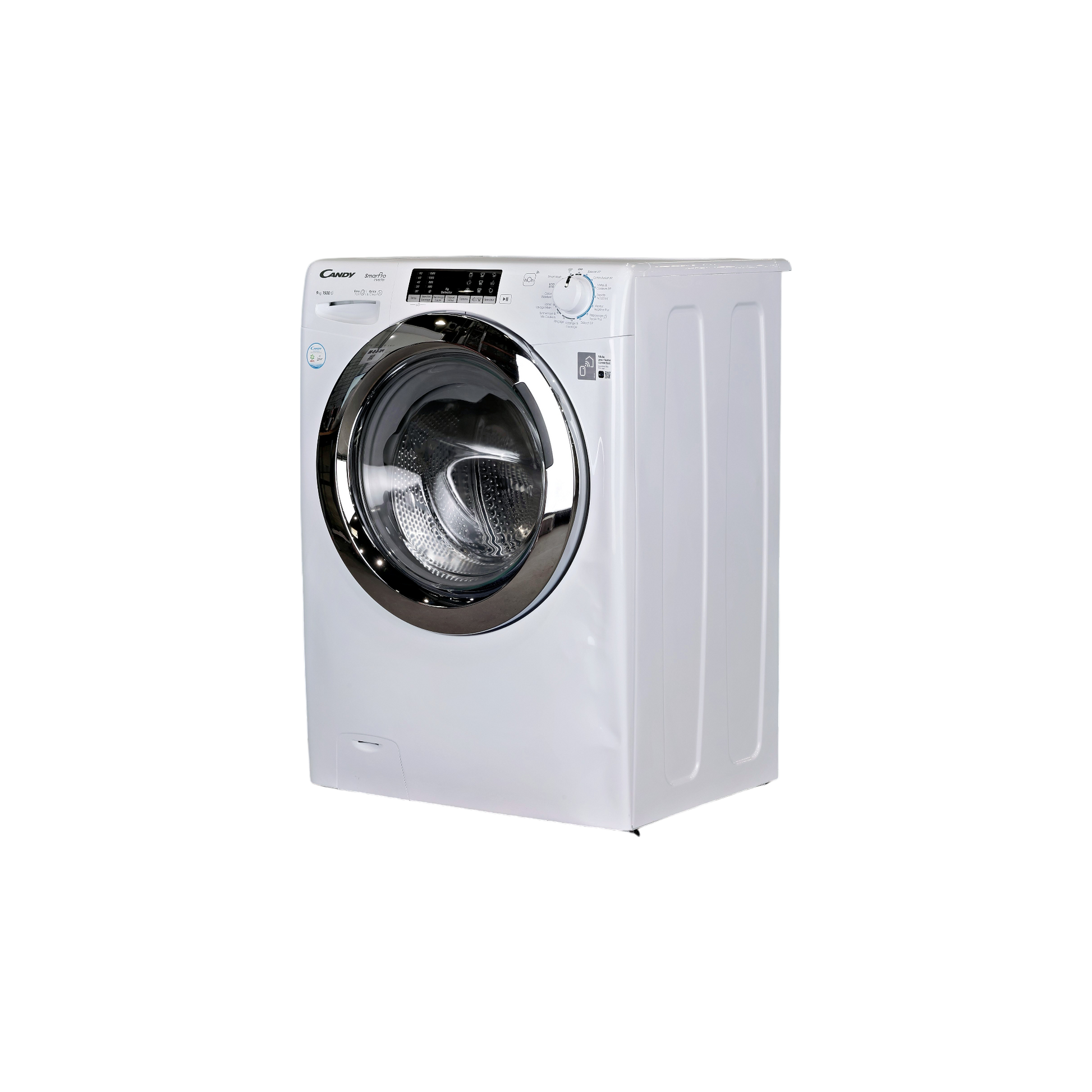 Lave-Linge Hublot 9 kg Reconditionné CANDY CSO 596TWMC/1-S : vue du côté gauche