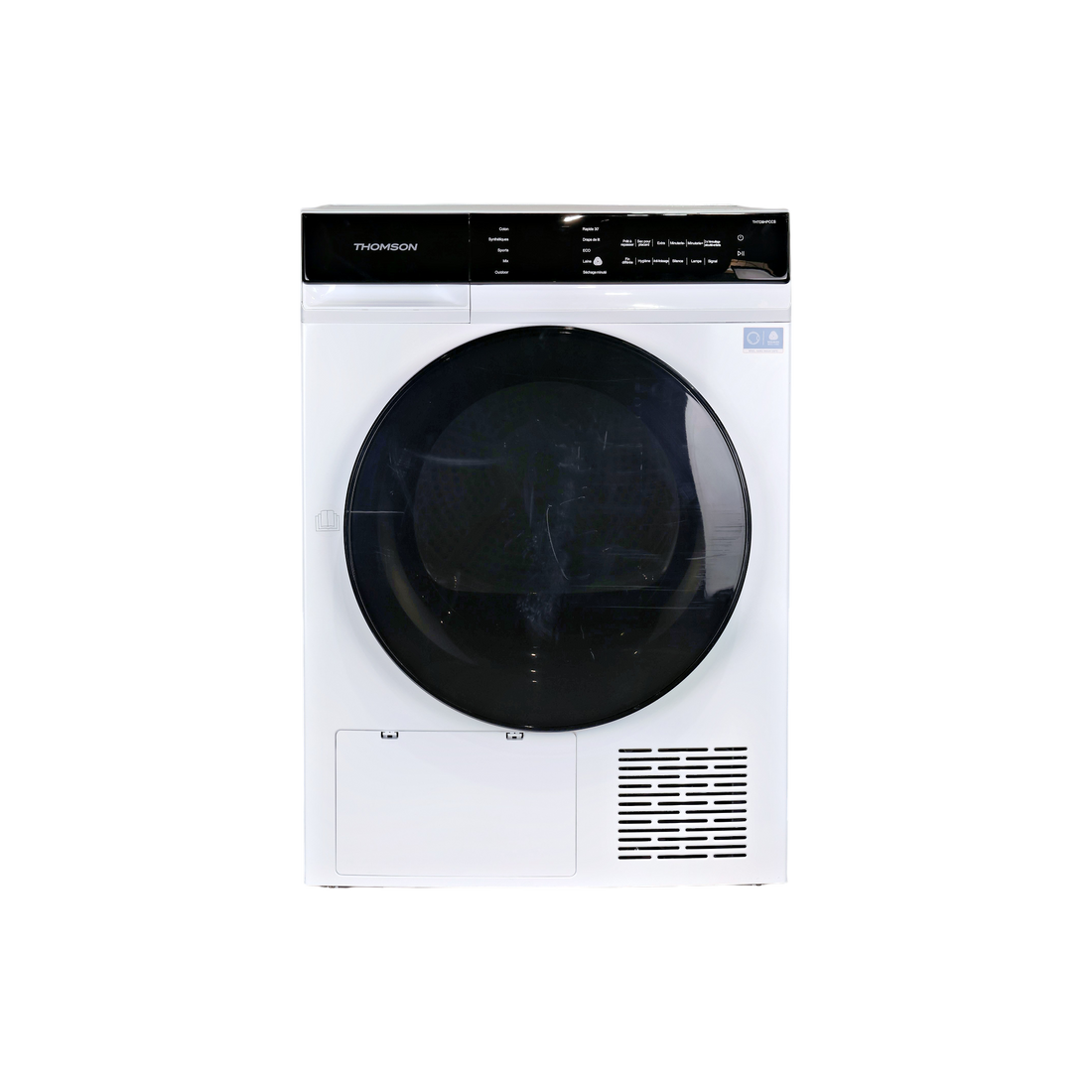 Seche-Linge Pompe À Chaleur 9 kg Reconditionné THOMSON THTD9HPCCS : vue de face
