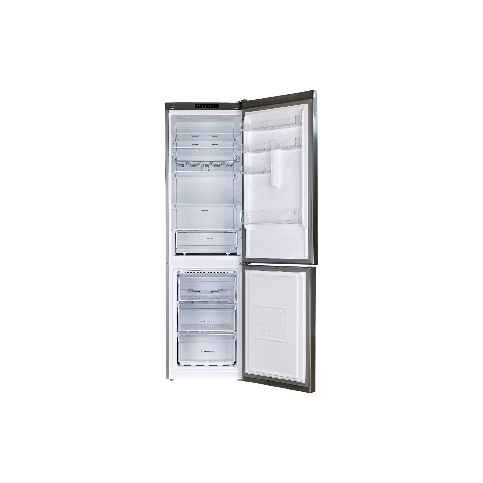 Réfrigérateur Avec Congélateur 367 L Reconditionné INDESIT INFC9 TI22X : vue de l'intérieur