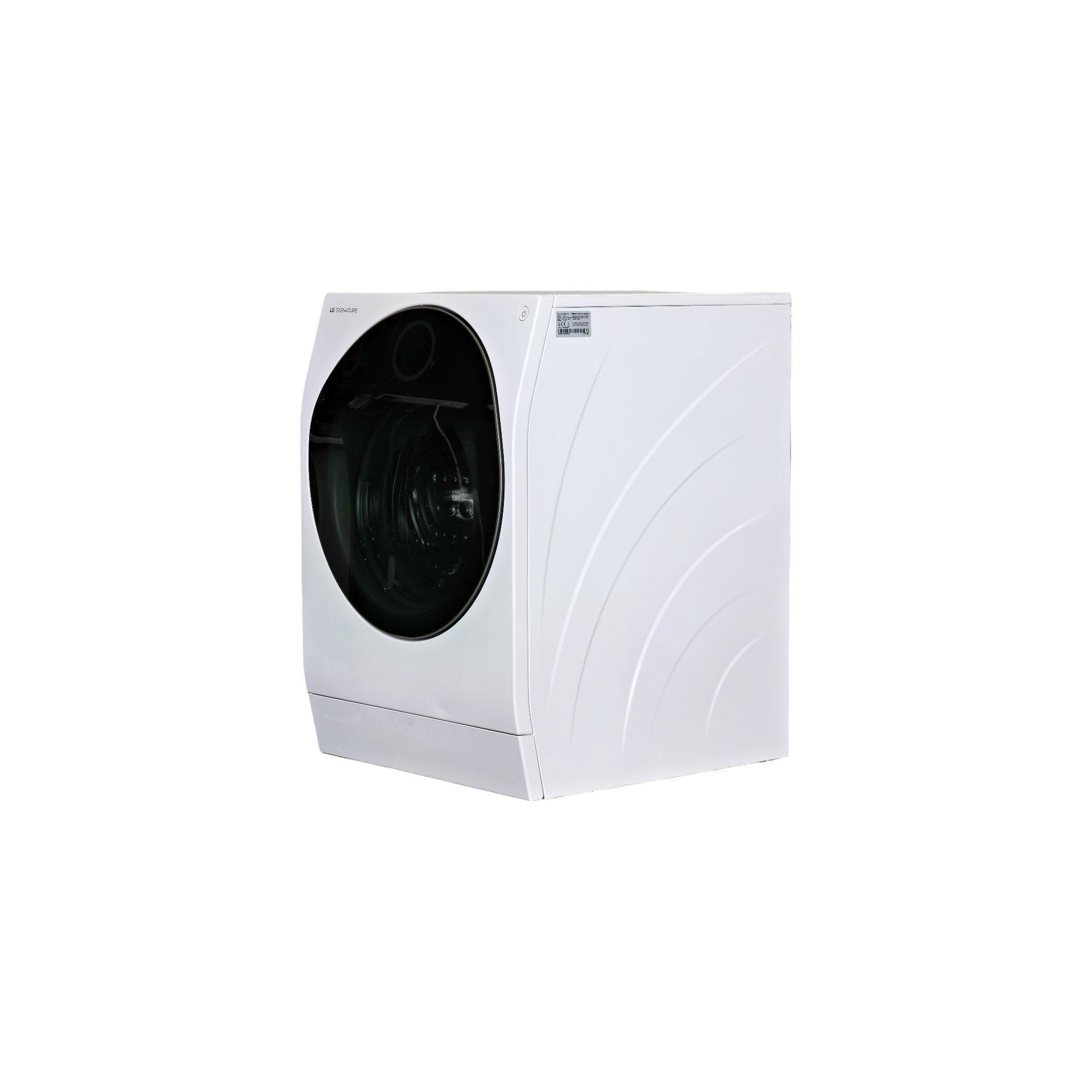 Lave-Linge Sechant 12 kg Reconditionné LG LSWD100E : vue du côté gauche
