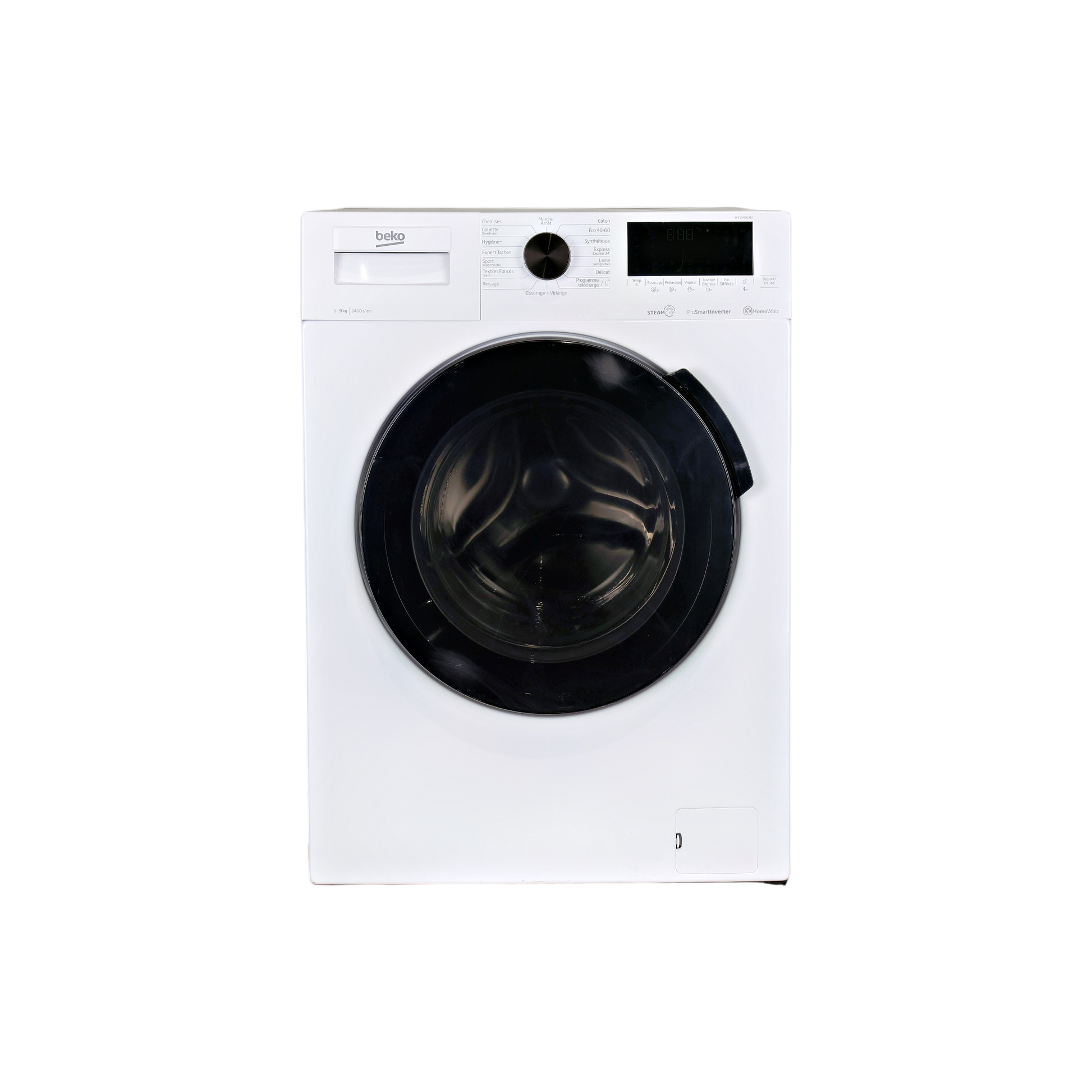 Lave-linge hublot 9 kg Reconditionné BEKO WTS9400W3