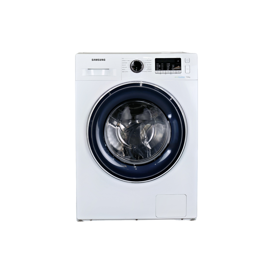 Lave-Linge Hublot 7 kg Reconditionné SAMSUNG WW70J5555FW : vue de face