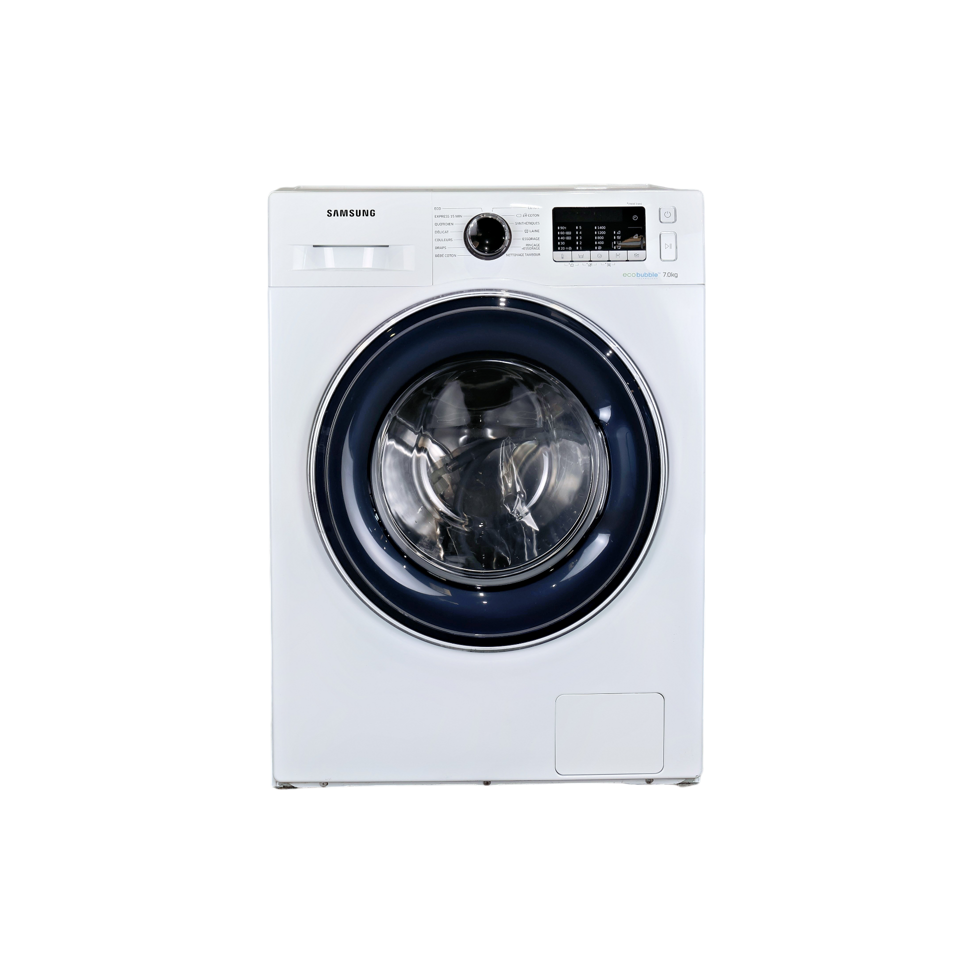Lave-Linge Hublot 7 kg Reconditionné SAMSUNG WW70J5555FW : vue de face