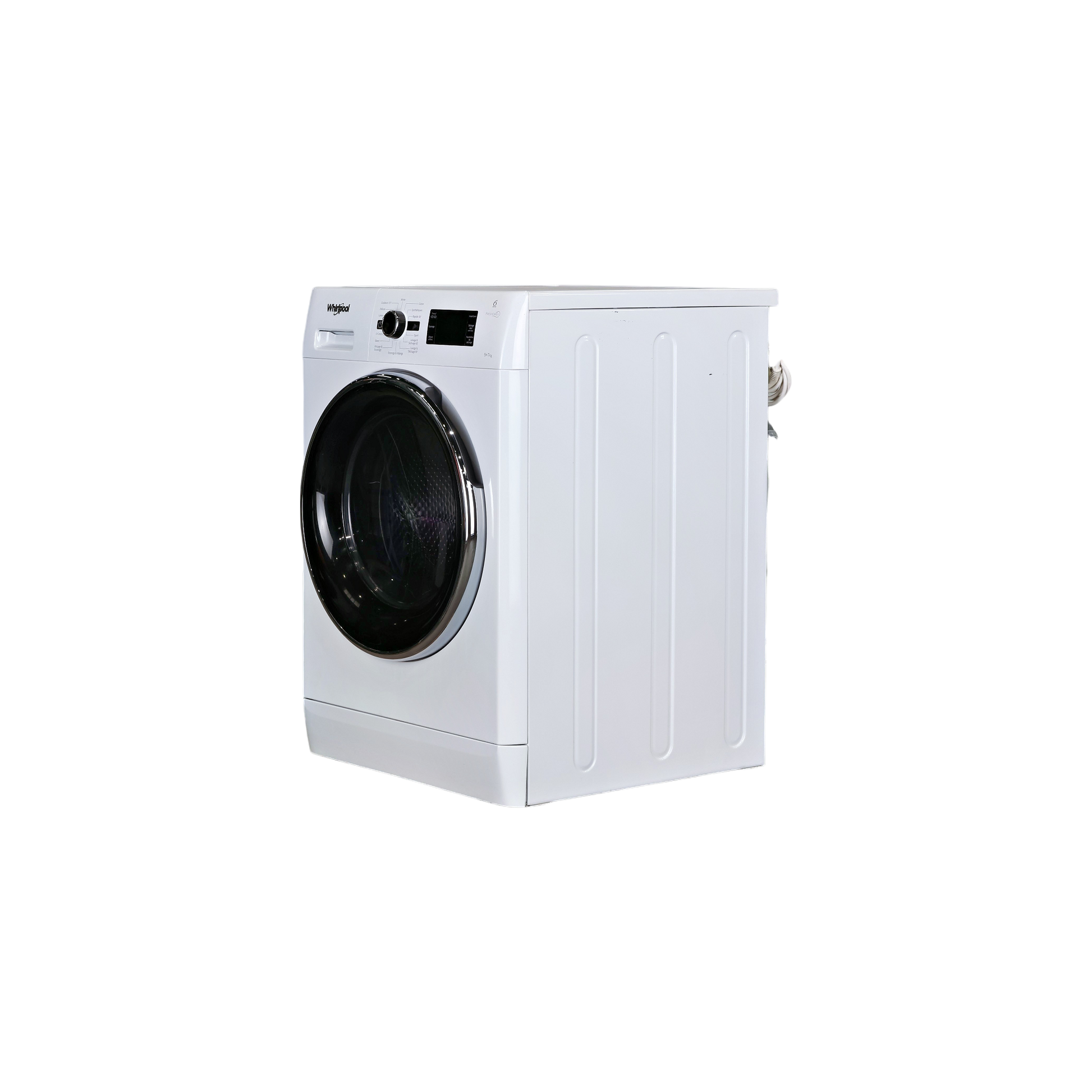 Lave-linge sechant 9 kg Reconditionné WHIRLPOOL FWDG97168BXFR