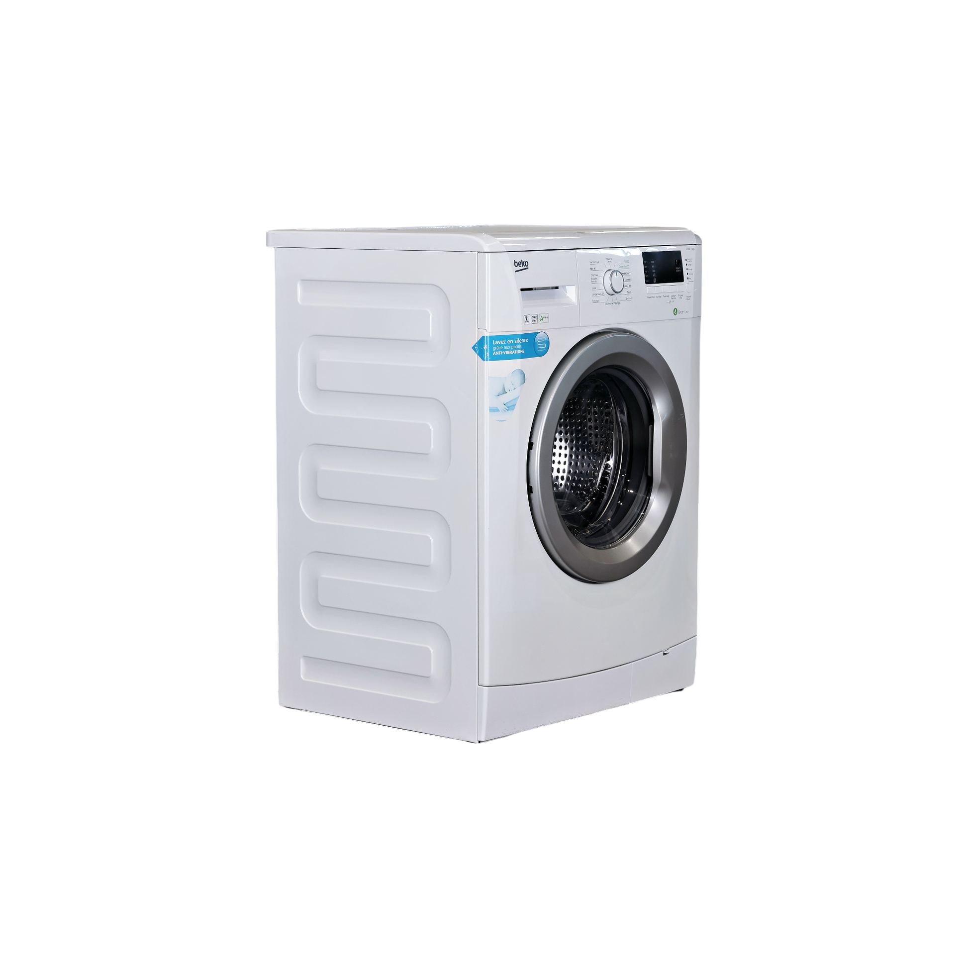 Lave-Linge Hublot 7 kg Reconditionné BEKO WMB71436 : vue du côté droit