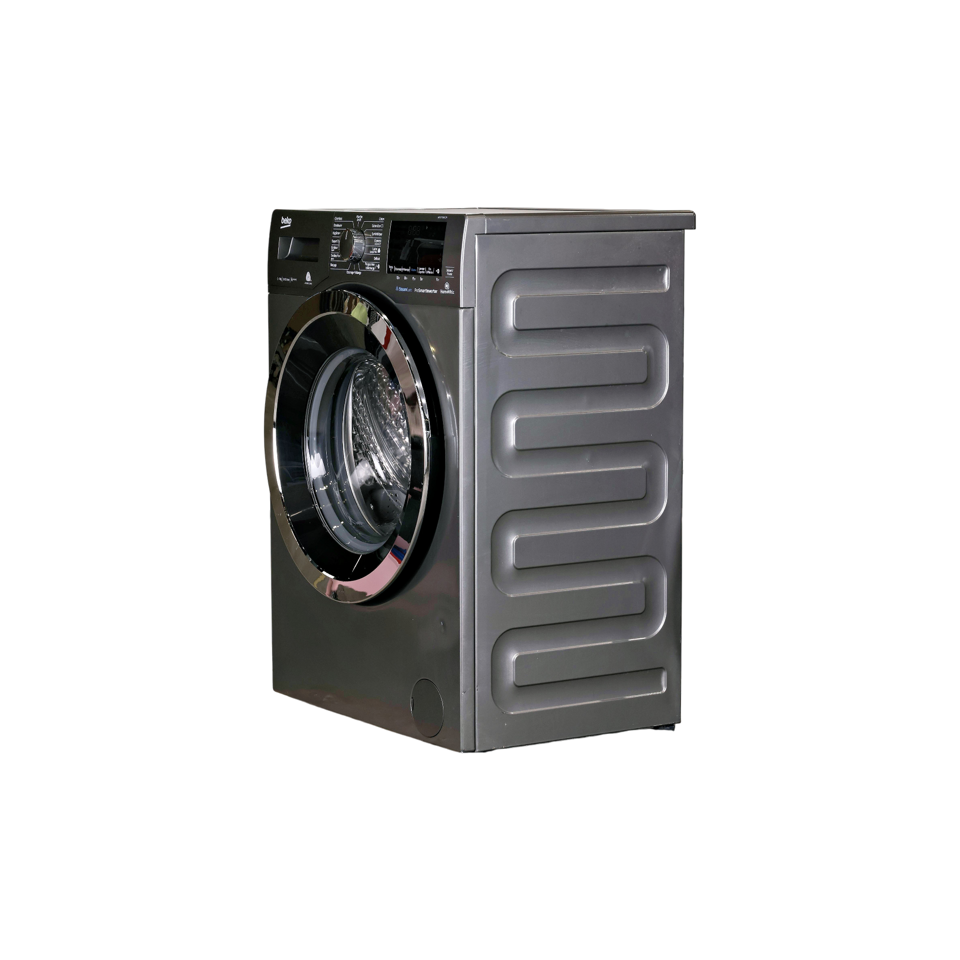 Lave-Linge Hublot 7 kg Reconditionné BEKO WTE7736XC1M : vue du côté gauche