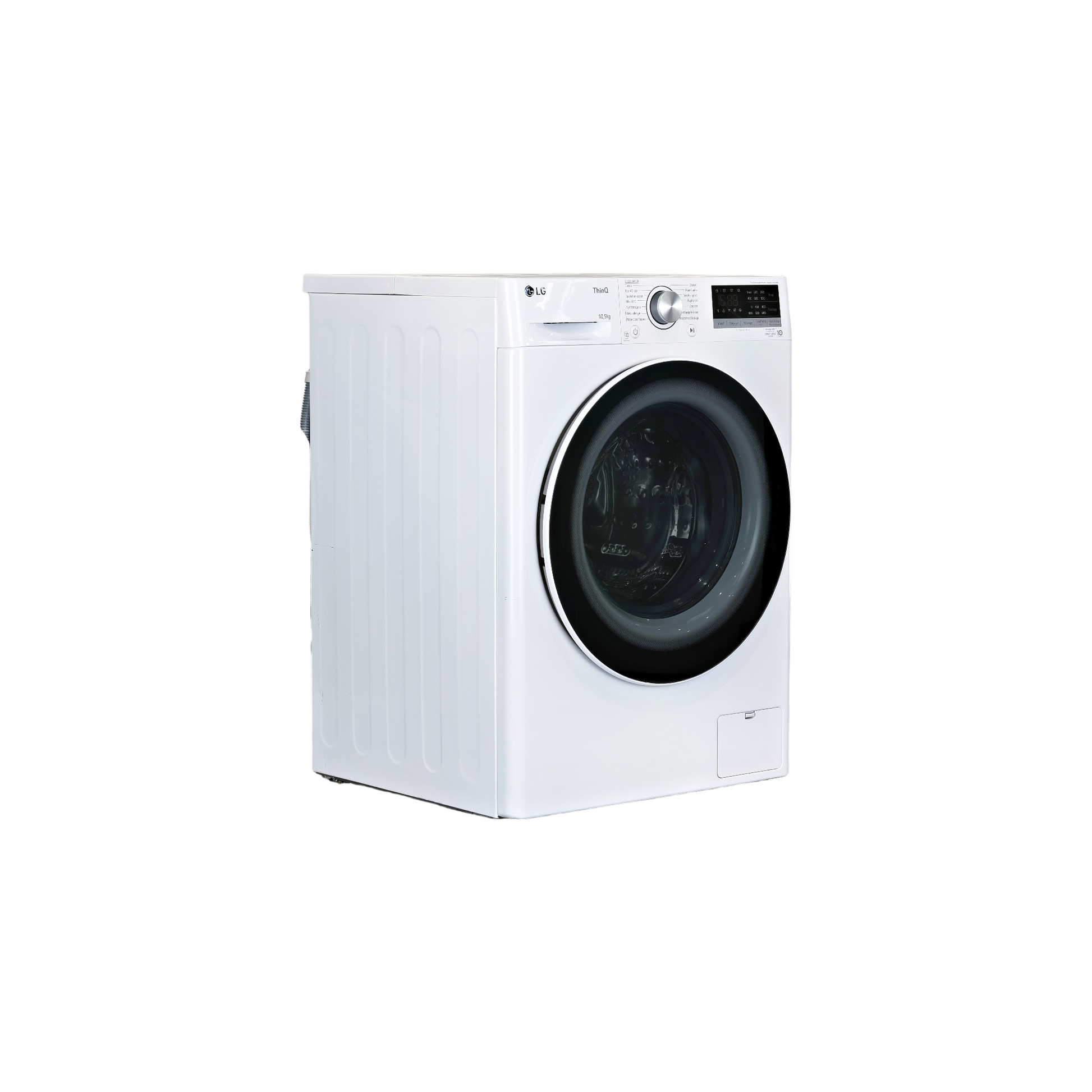 Lave-Linge Hublot 10.5 kg Reconditionné LG F14V40WHS : vue du côté droit
