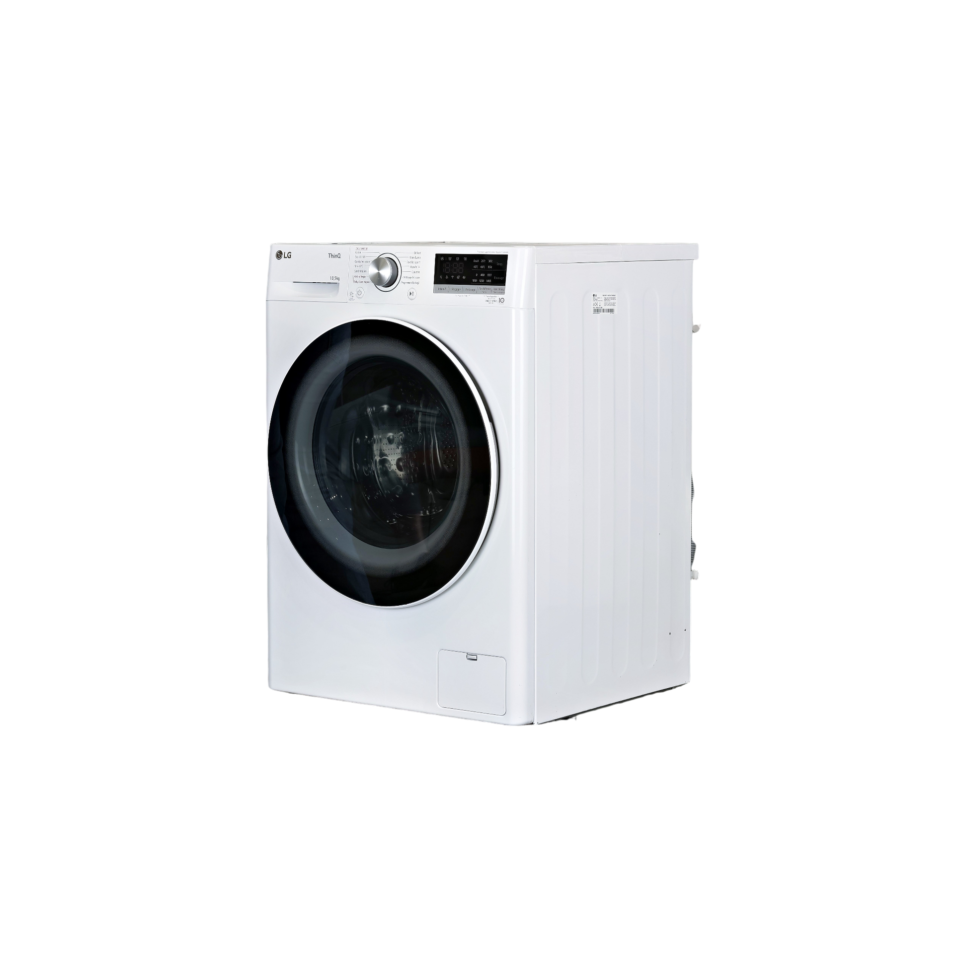 Lave-Linge Hublot 10.5 kg Reconditionné LG F14V40WHS : vue du côté gauche