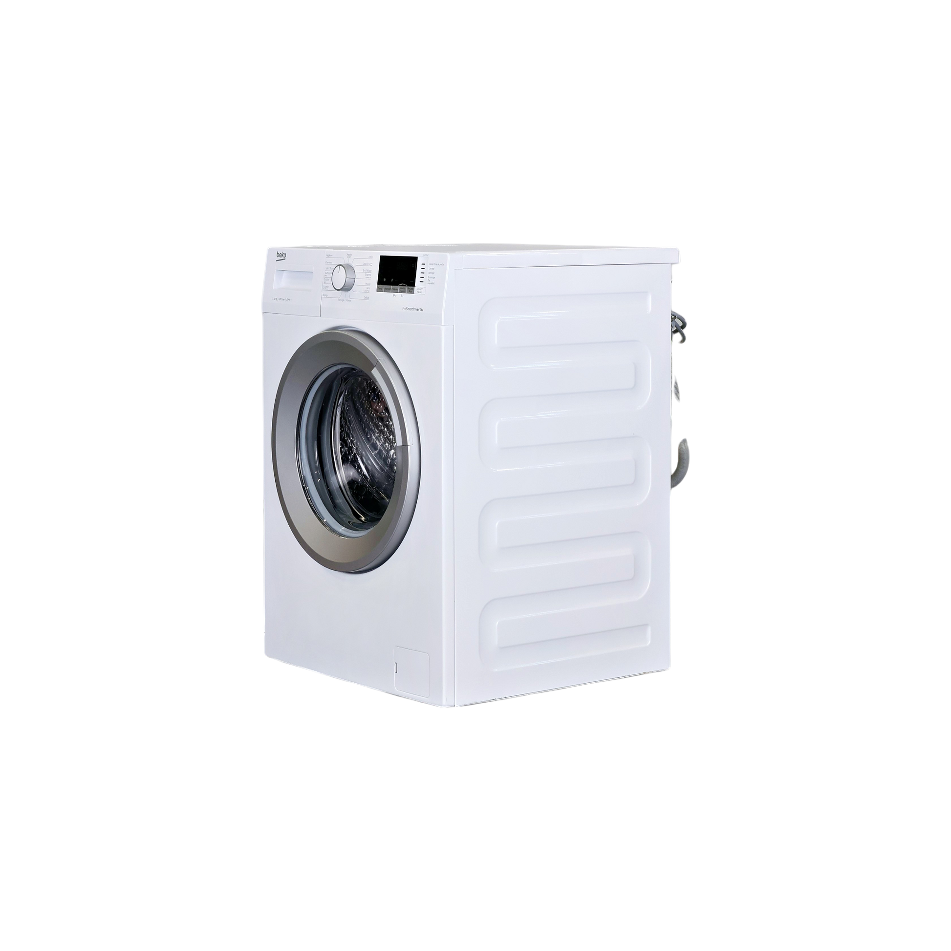 Lave-Linge Hublot 10 kg Reconditionné BEKO LLF10W2 : vue du côté gauche