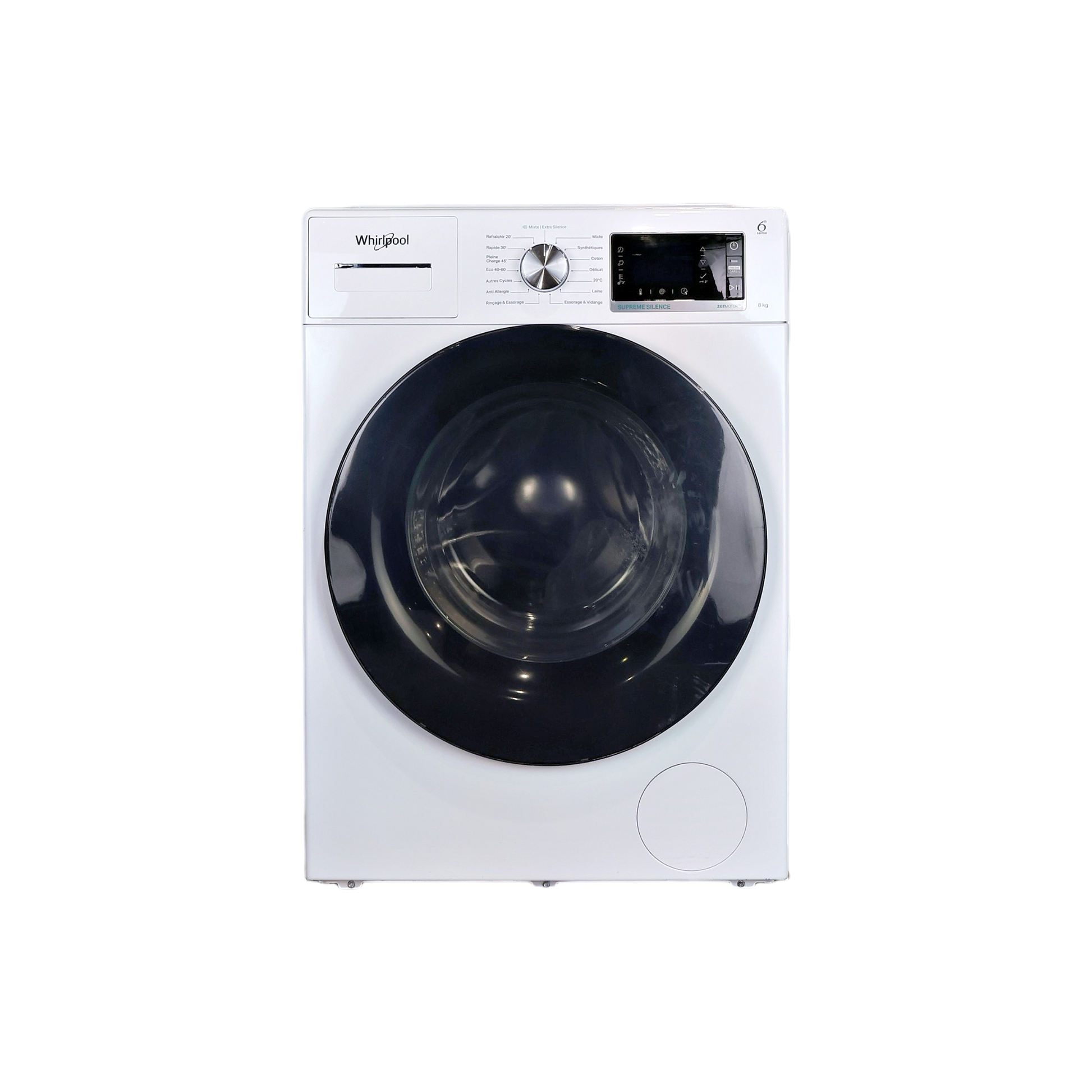 Lave-linge hublot 8 kg Reconditionné WHIRLPOOL W6XW845WBFR