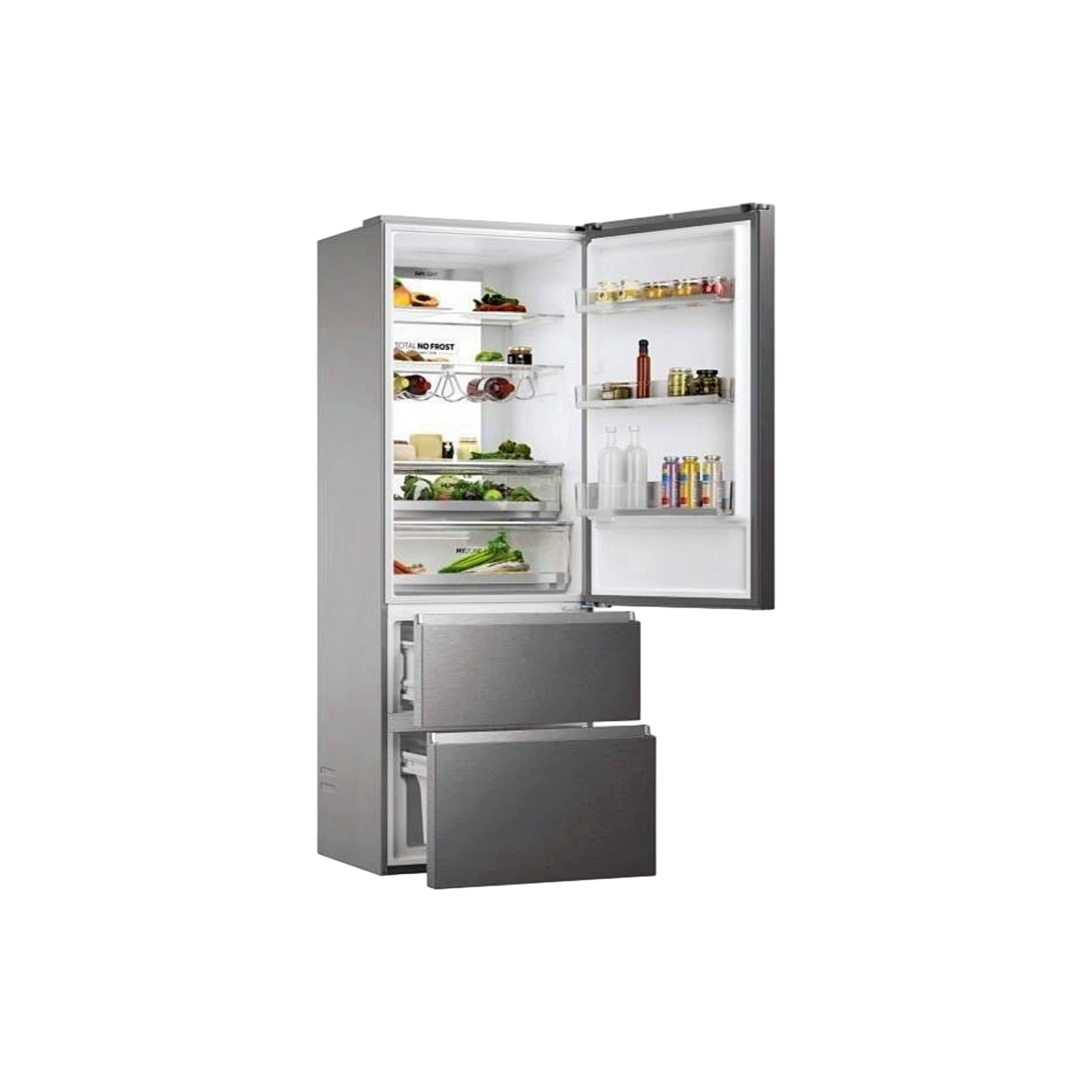 Réfrigérateur Multi-Portes 486 L Reconditionné HAIER HTW7720DNMP : vue du côté gauche