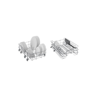 Lave-Vaisselle Encastrable 10 Cvts Reconditionné BEKO LVI42F : vue de l'intérieur