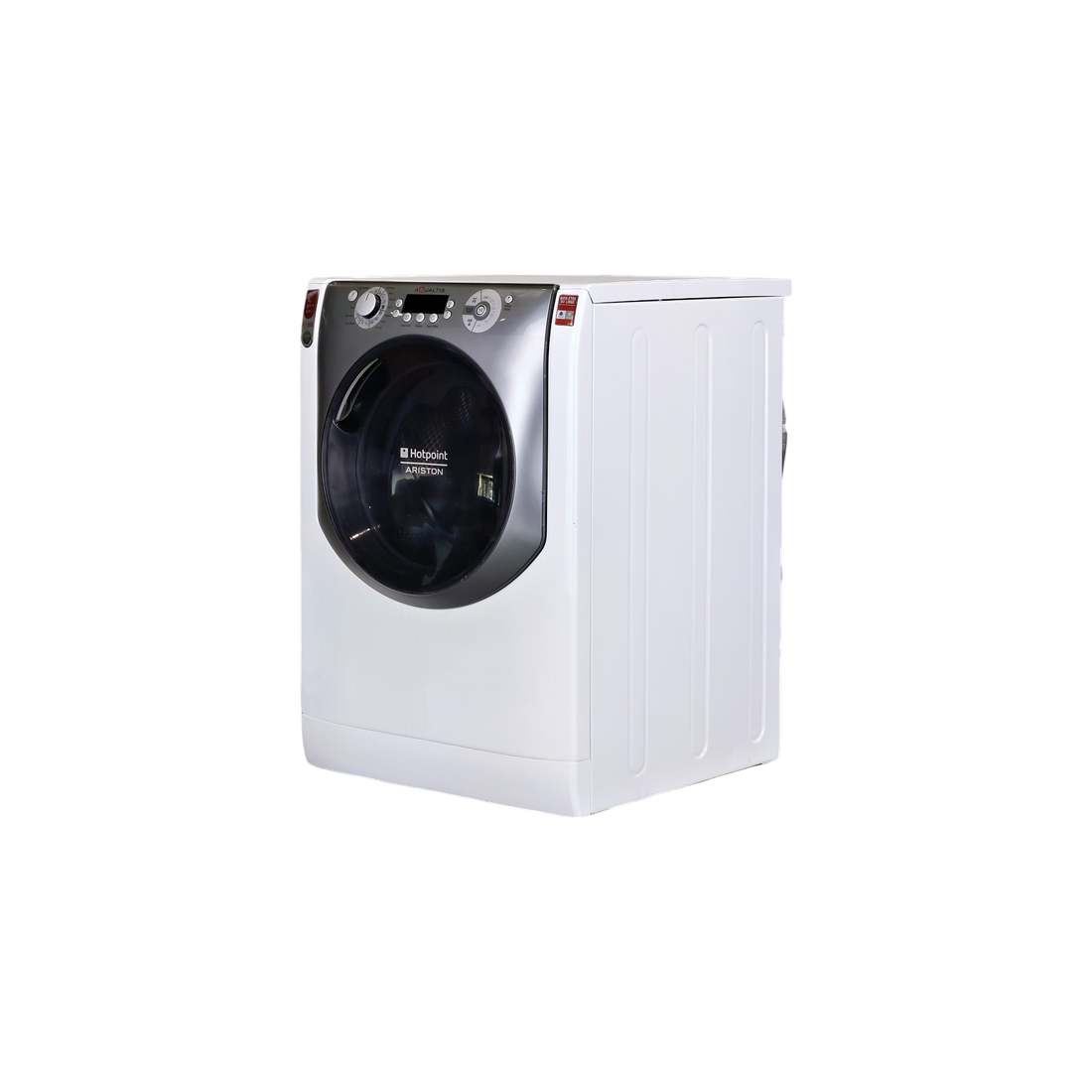 Lave-Linge Hublot 9 kg Reconditionné HOTPOINT AQ93F 29 FR : vue du côté gauche